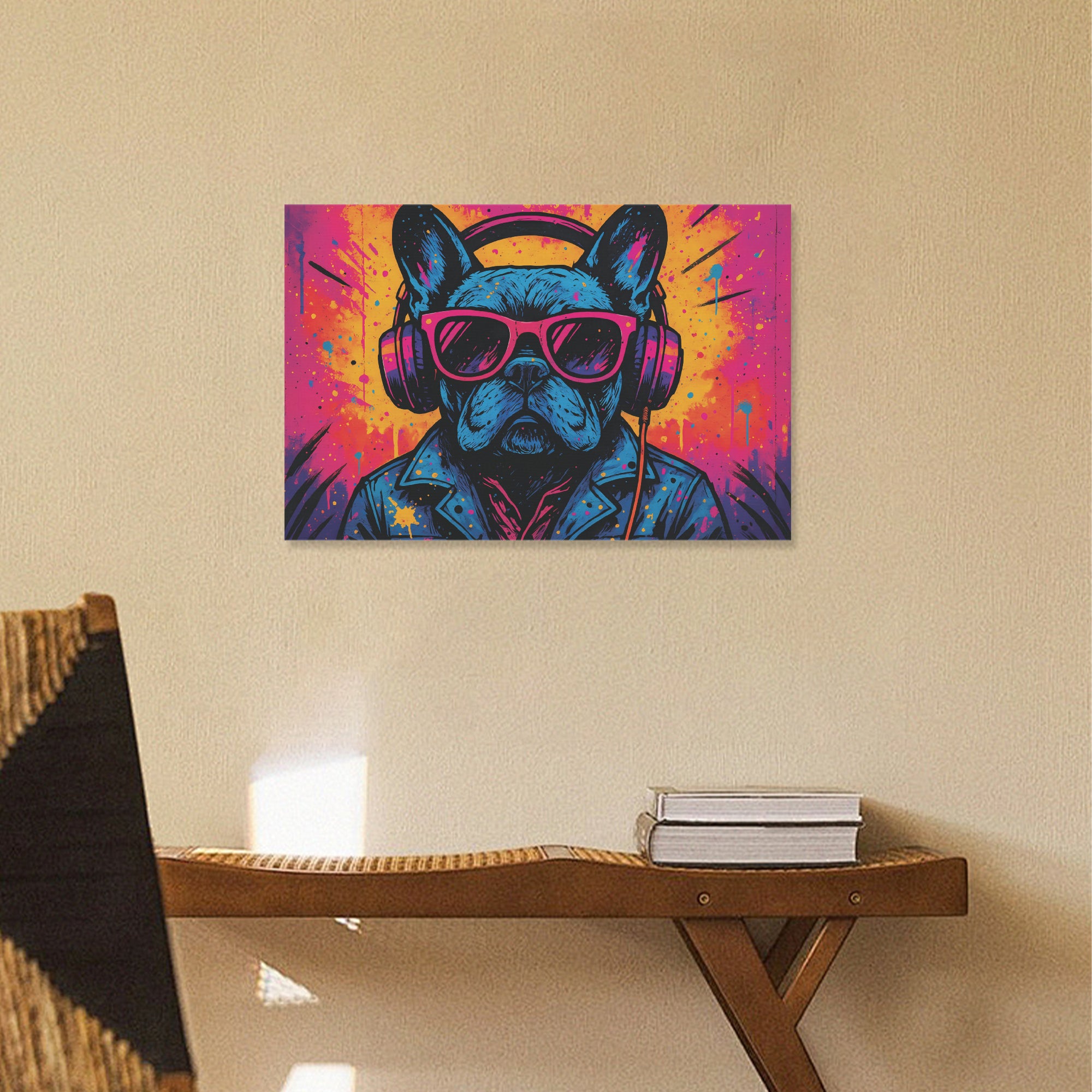 Piper Adorable Decorative Canvas for Frenchie Enthusiasts-fadou