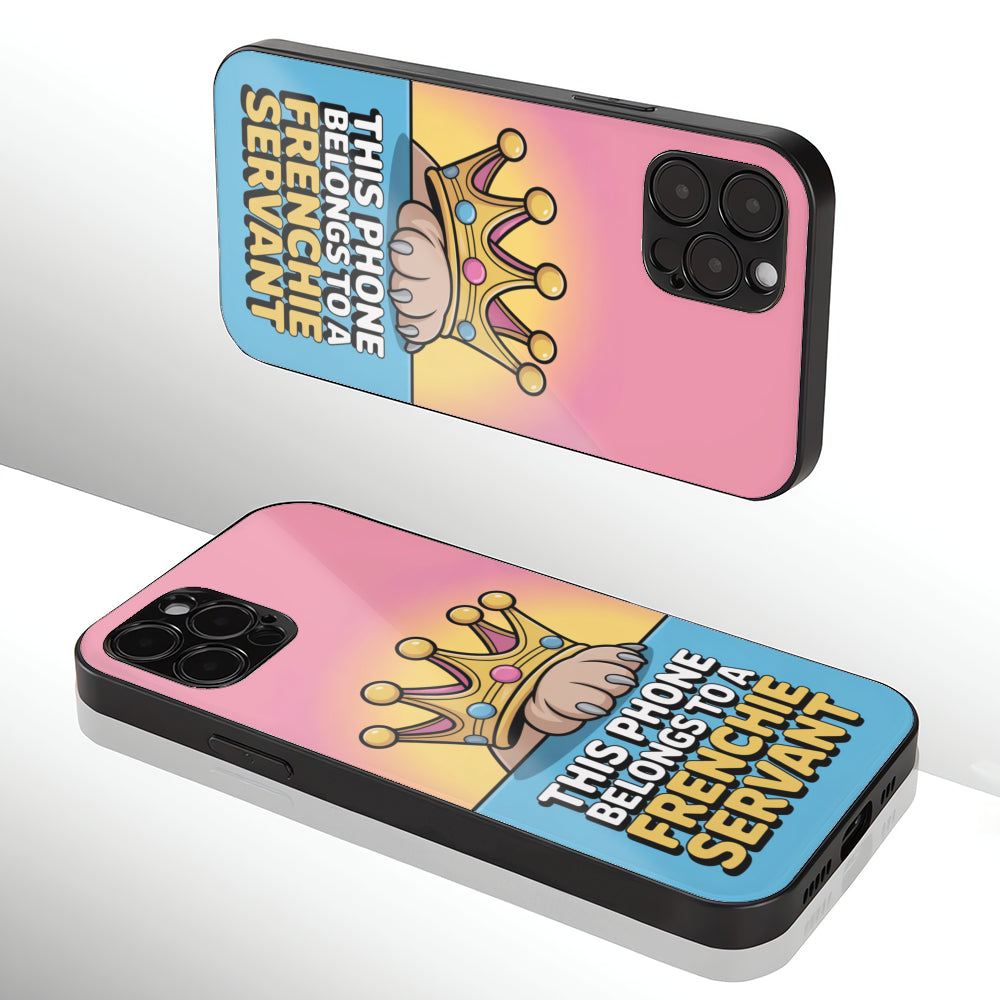 Lily - Iphone & Samsung Glass Case for Frenchie Enthusiasts-fadou