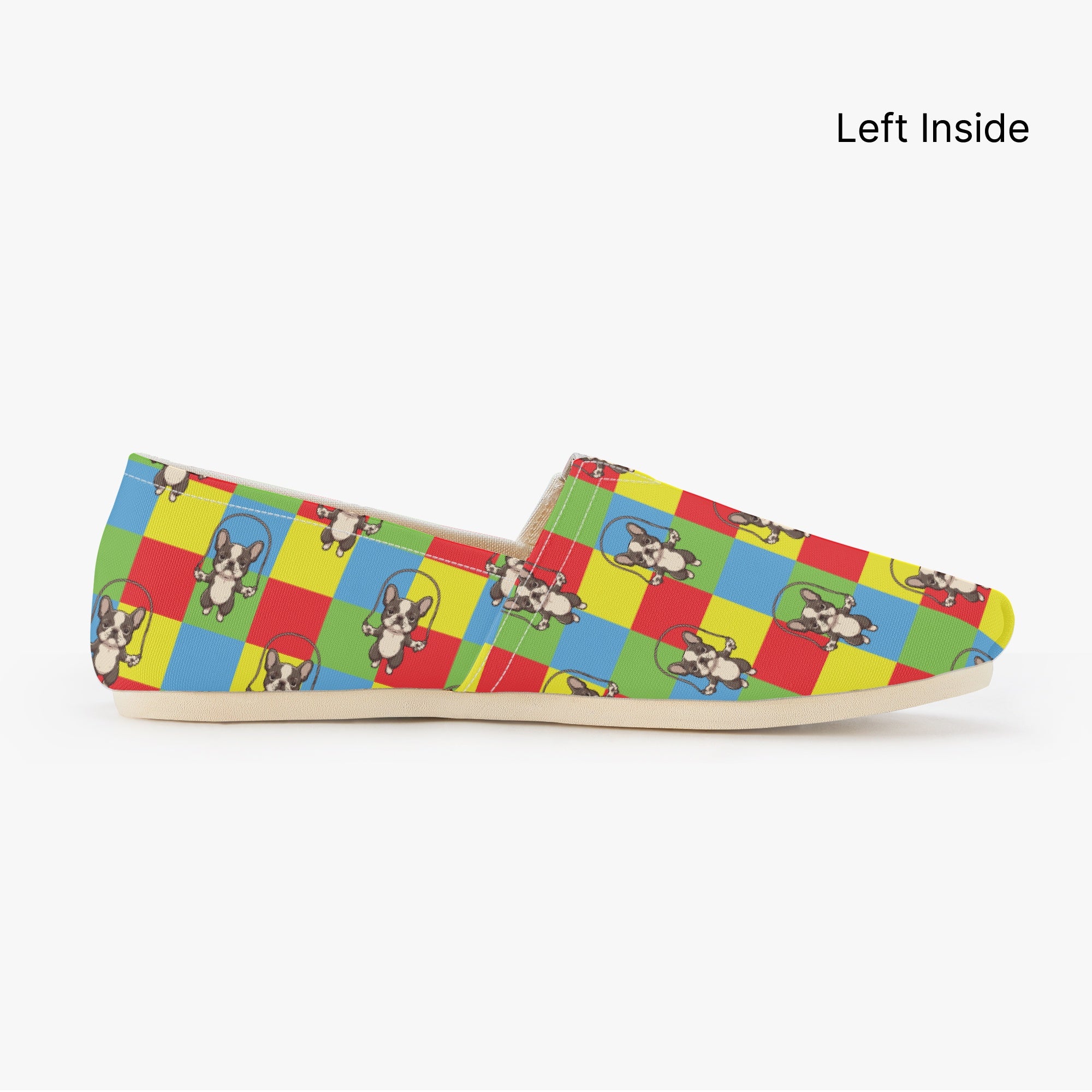 Zorilla French Bulldog Casual Footwear for Frenchie Fans-fadou