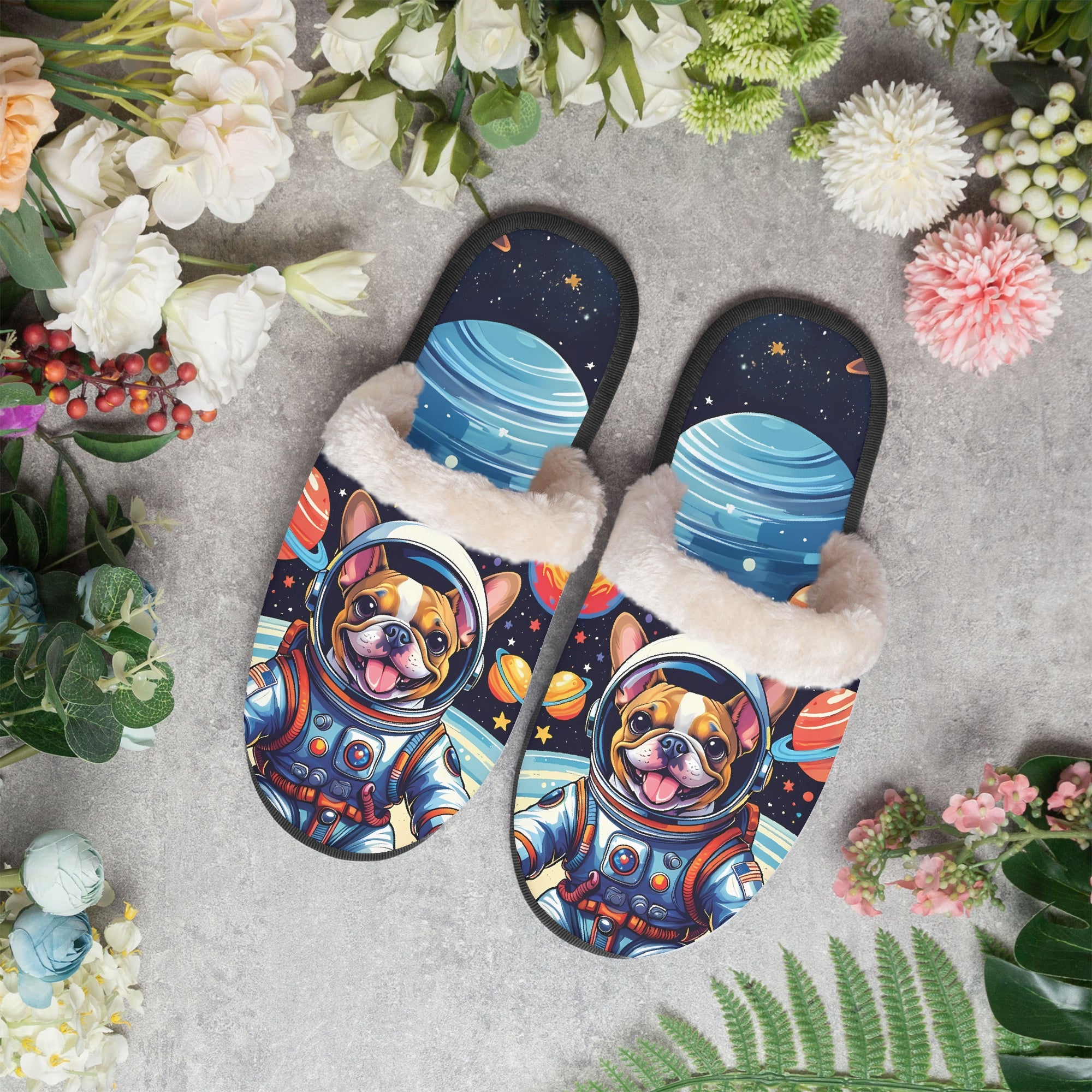 French Bulldog Winter Indoor Shoes for Frenchie Enthusiasts-fadou