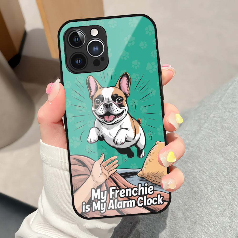 Lexi - Iphone & Samsung Glass Case for Frenchie Enthusiasts-fadou