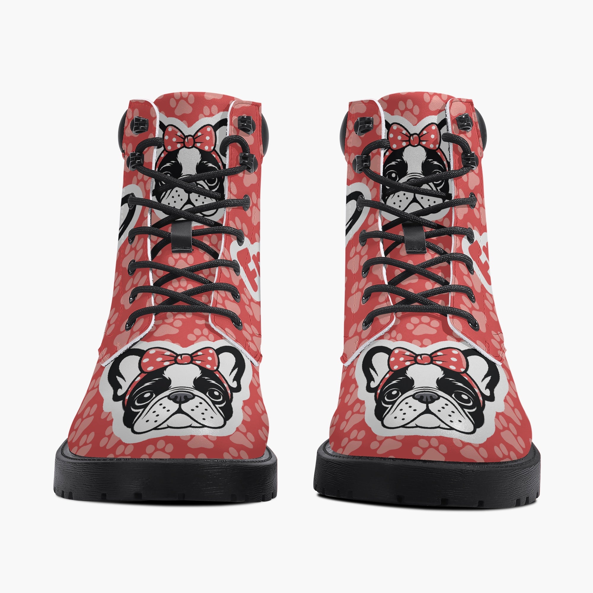 Marcel French Bulldog Casual Boots for Frenchie Enthusiasts-fadou