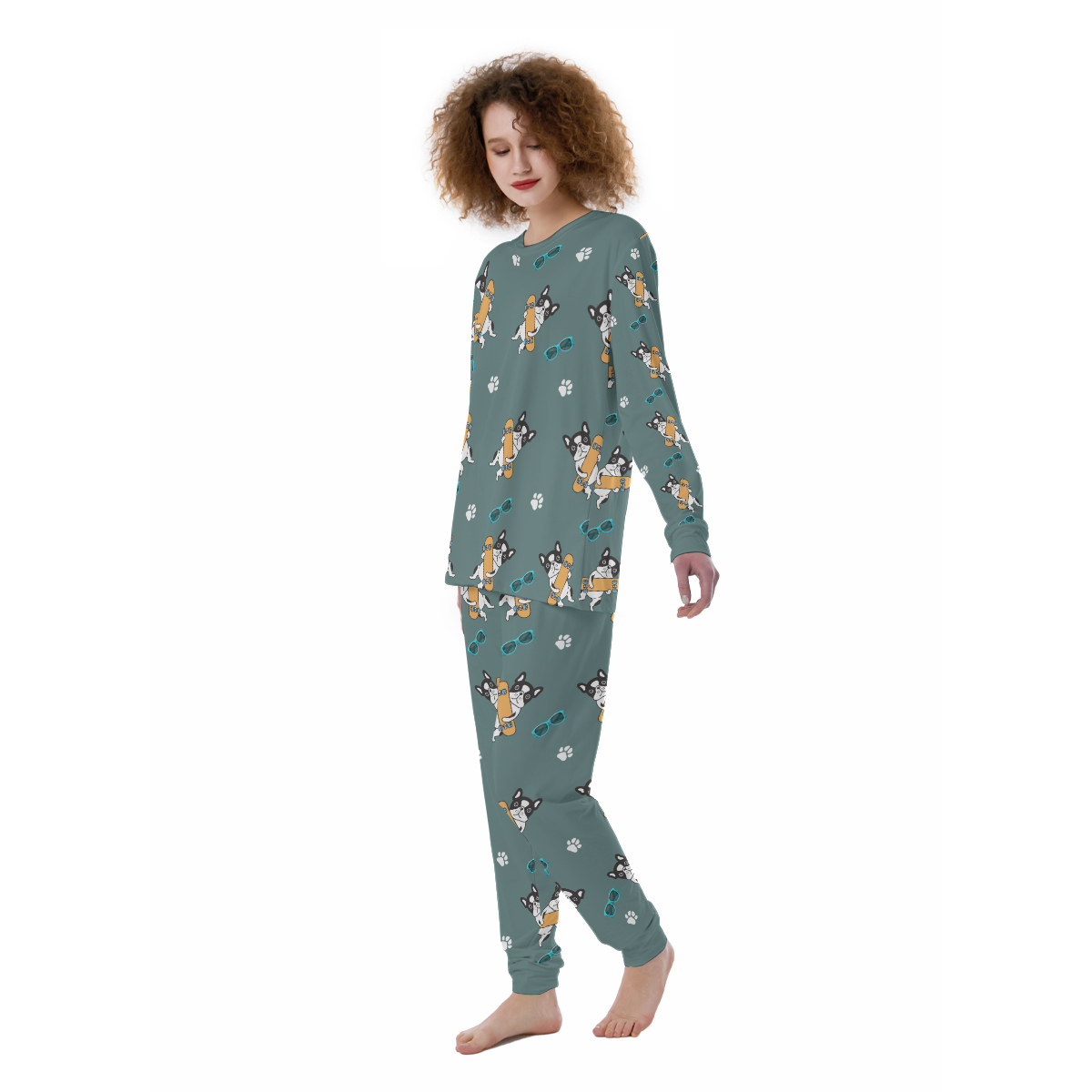 GRACIE French Bulldog Loungewear Set for Dog Moms & Dads-fadou