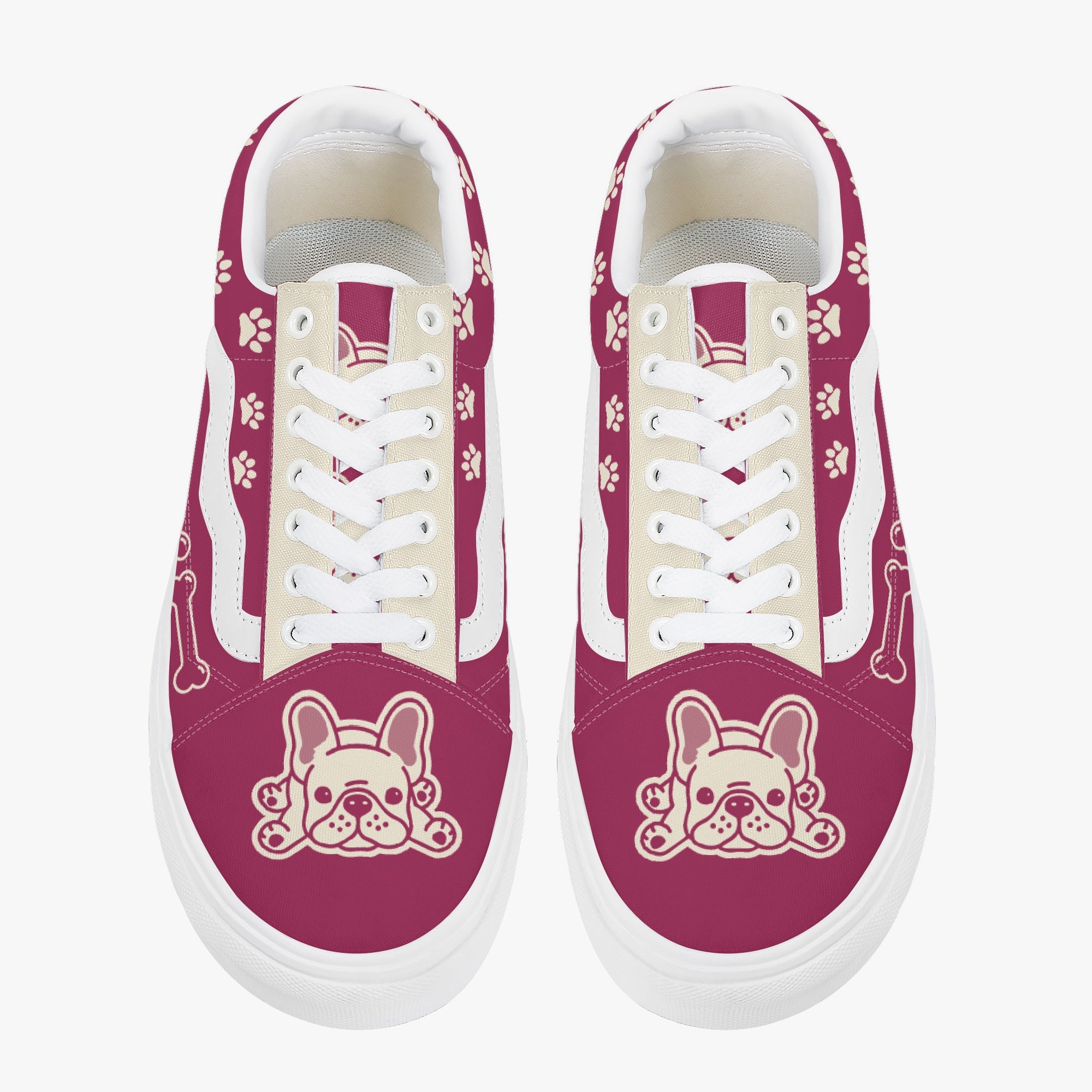 Estelle Trendy Classic Sneakers for Frenchie Enthusiasts-fadou
