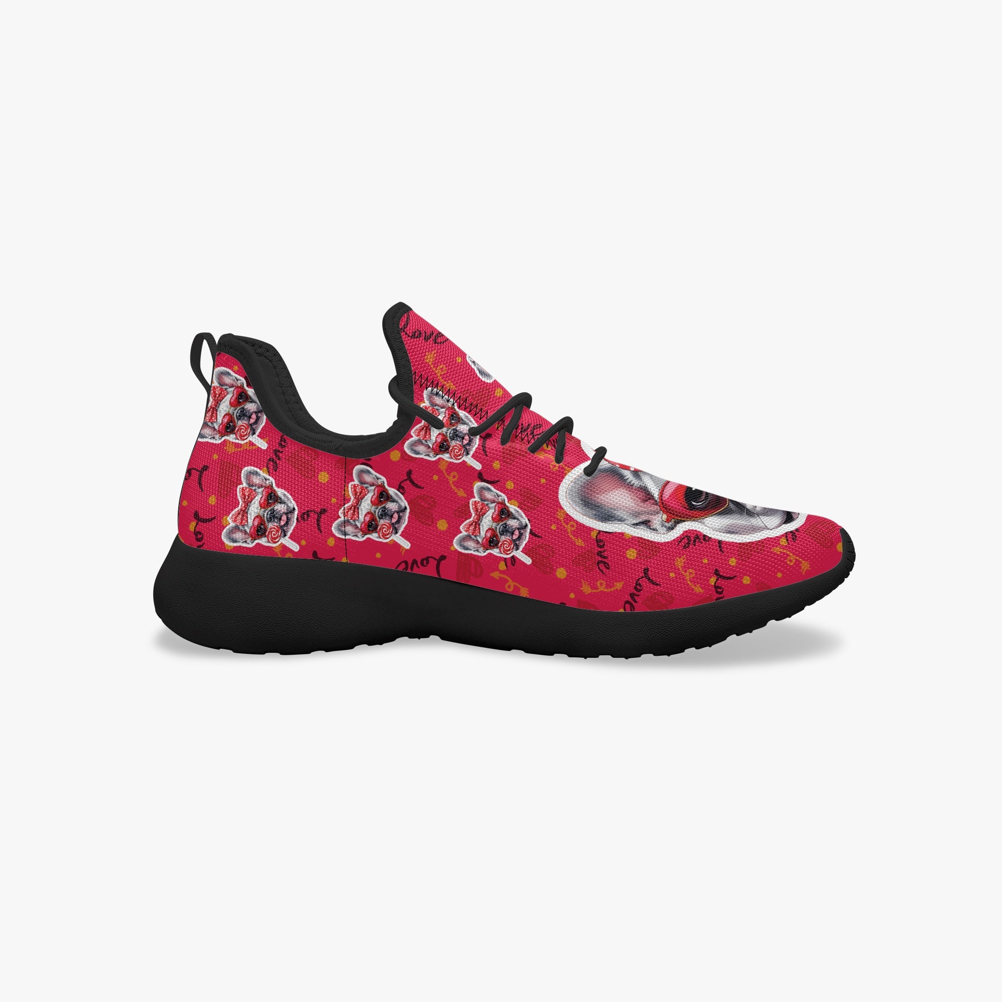 Frenchie Classic Canvas Sneakers for Frenchie Enthusiasts-fadou