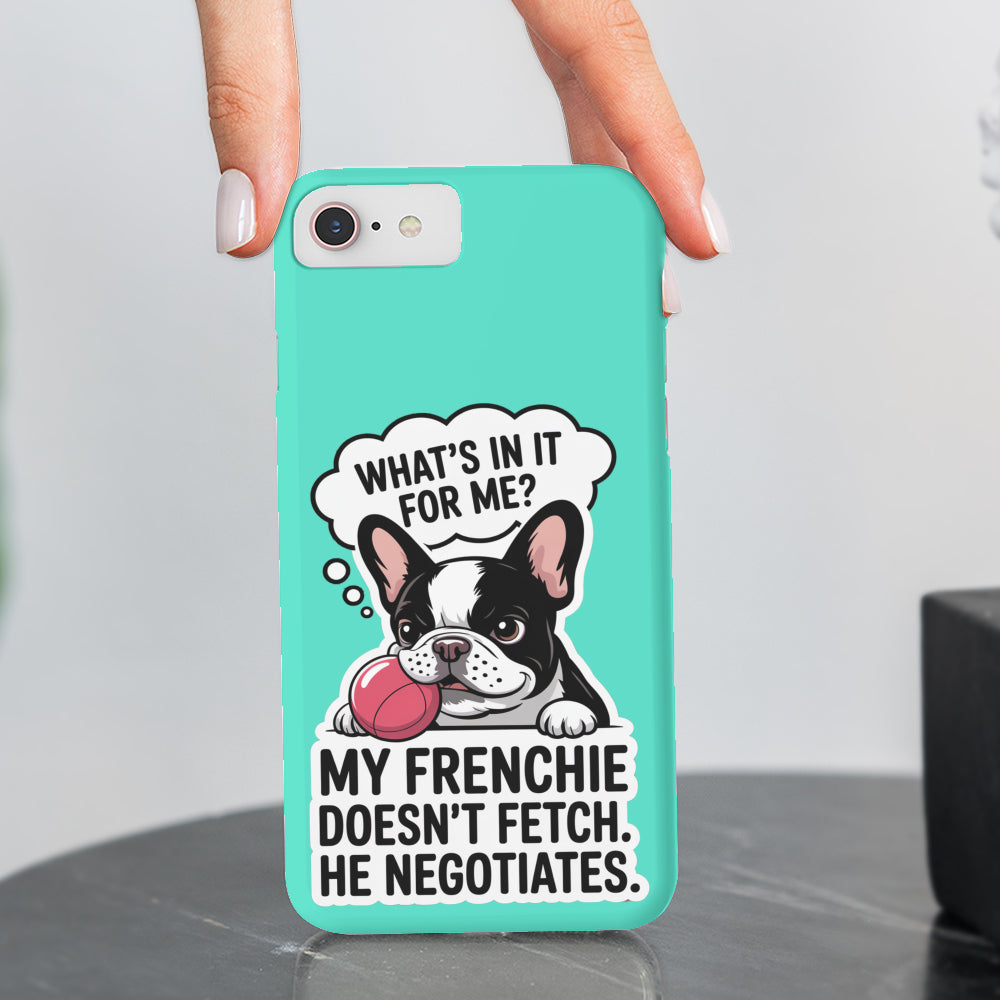 Bandit French Bulldog Phone Case for Frenchie Enthusiasts-fadou