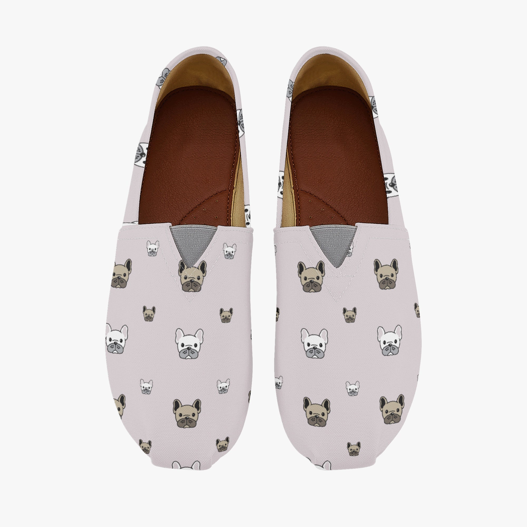 French Bulldog Casual Casual Footwear for Frenchie Fans-fadou