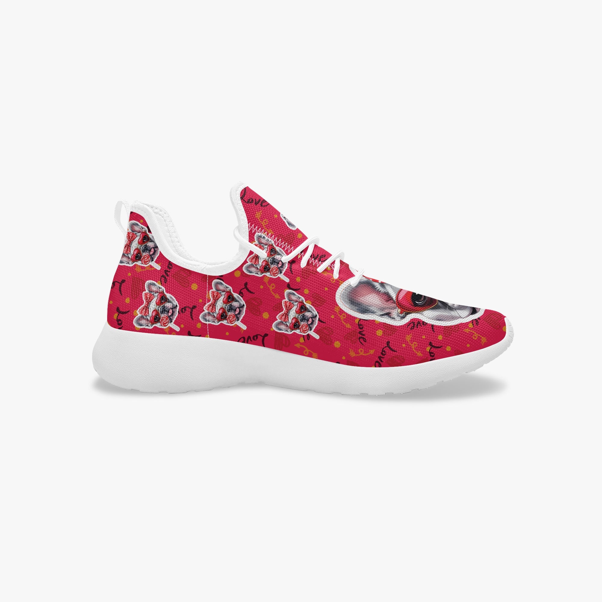 Frenchie Classic Canvas Sneakers for Frenchie Enthusiasts-fadou