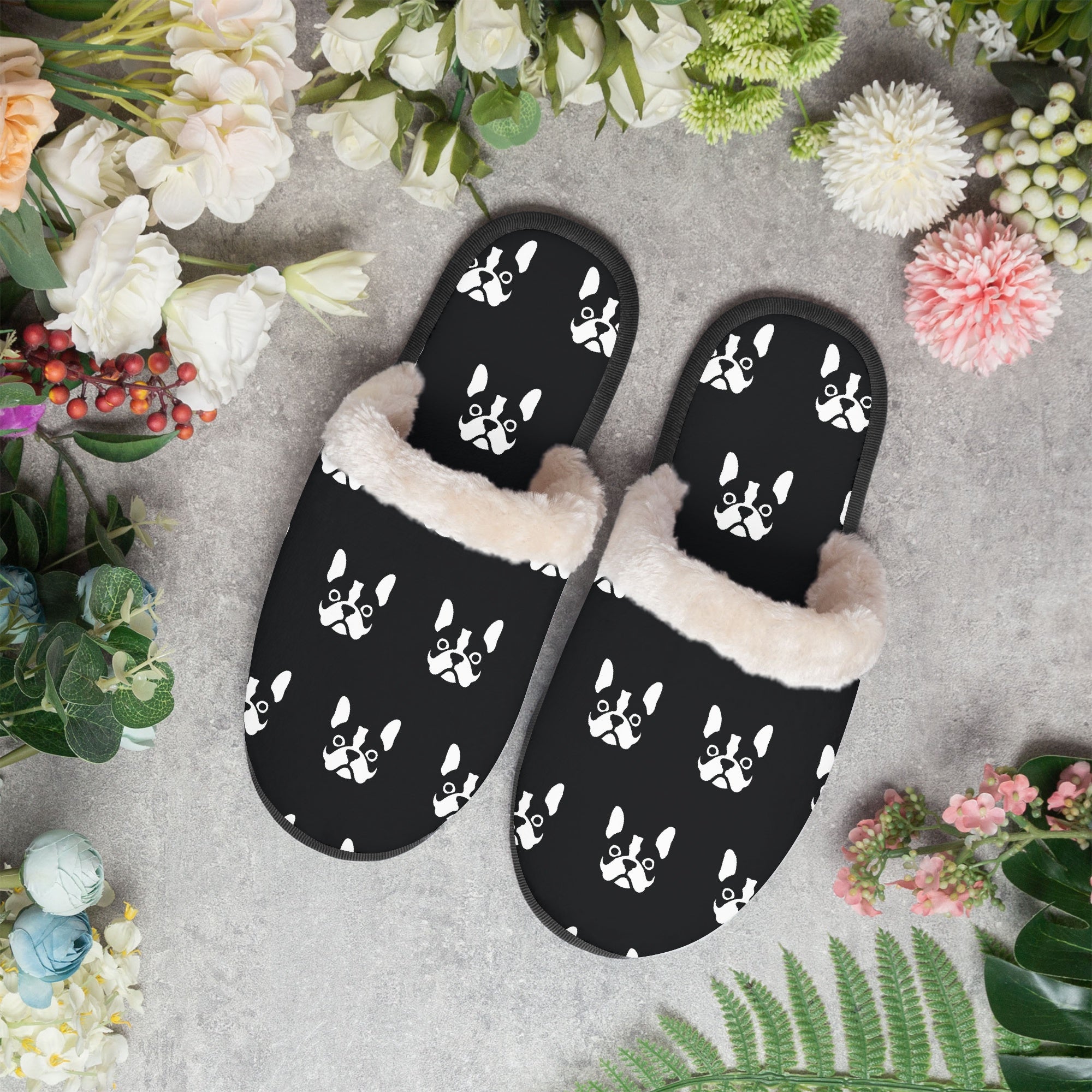 Gwen French Bulldog Cozy Slippers for Frenchie Enthusiasts-fadou