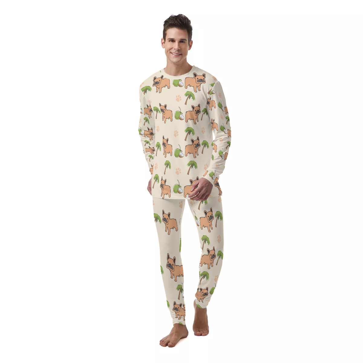 French Bulldog Cozy Pajama Set for Frenchie Enthusiasts-fadou