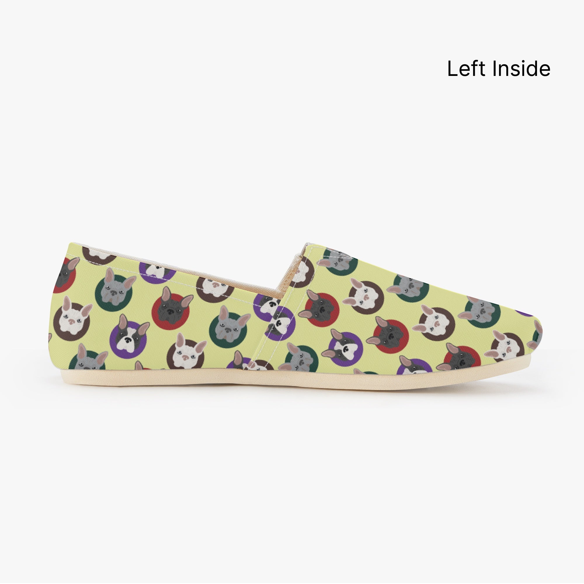 French Bulldog Casual Classic Sneakers for Bulldog Owners-fadou