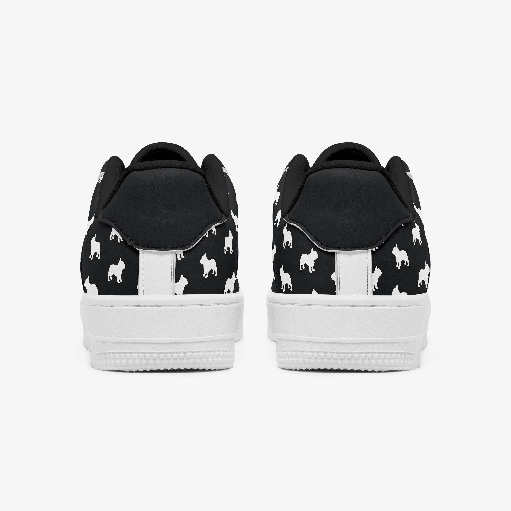French Bulldog Leather Canvas Sneakers for Dog Moms & Dads-fadou