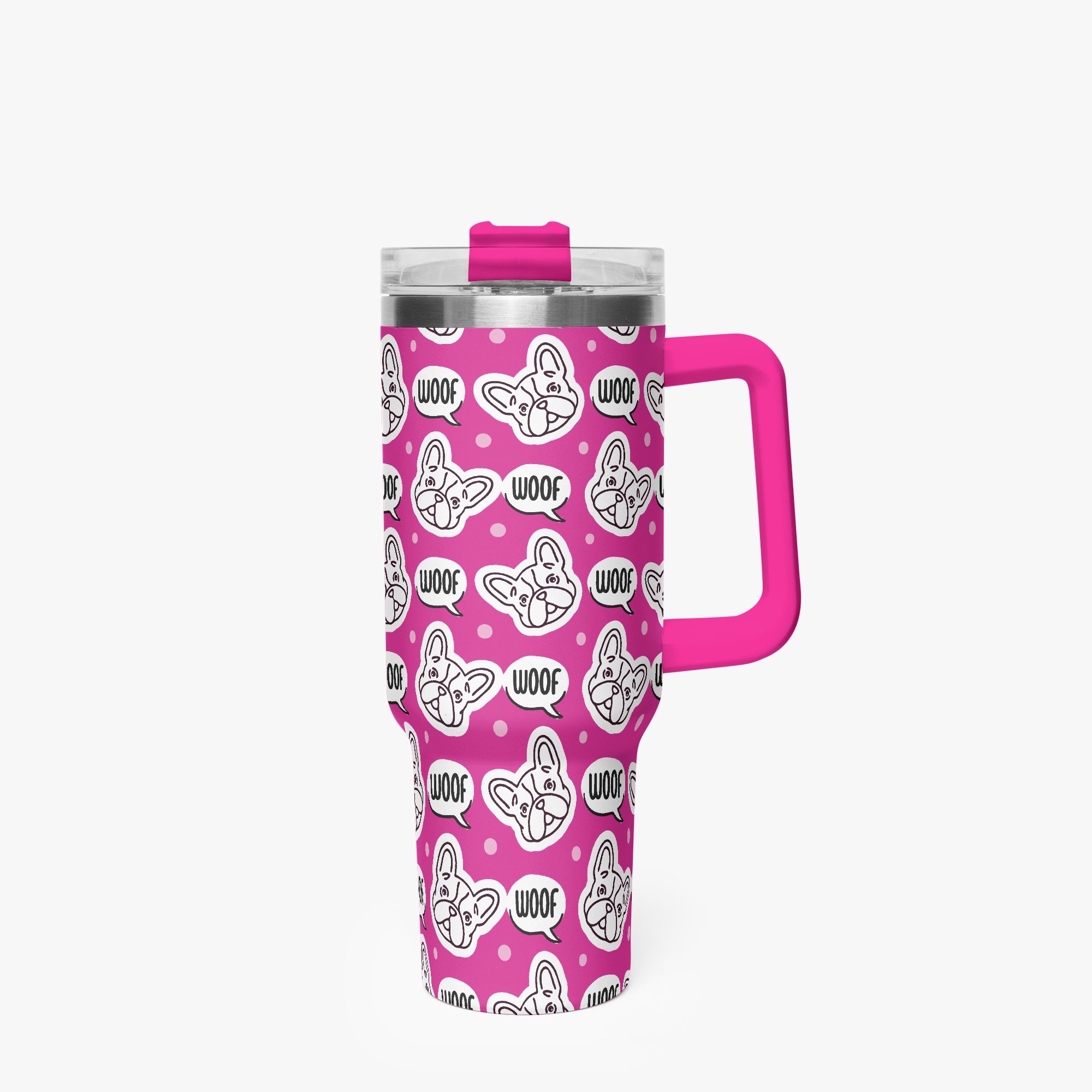 Rufus French Bulldog Insulated Cup for Frenchie Enthusiasts-fadou