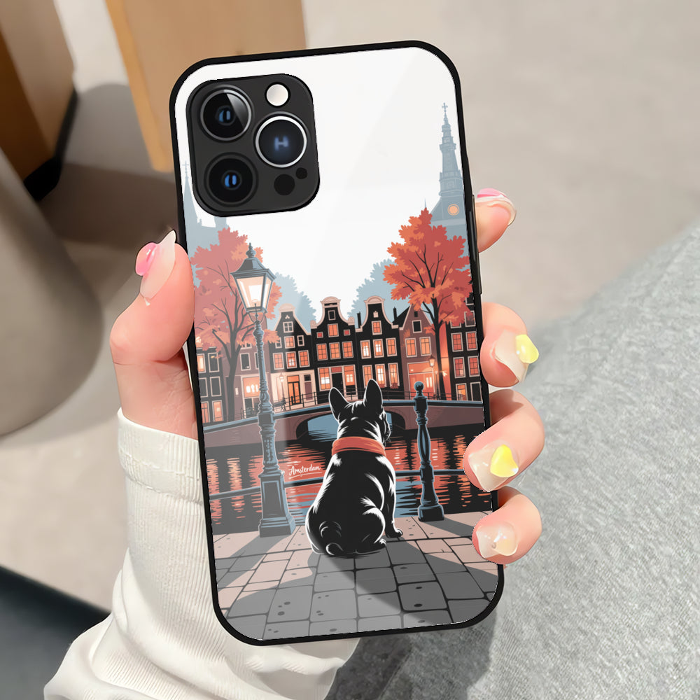 Duke - Iphone & Samsung Glass Case for Frenchie Enthusiasts-fadou
