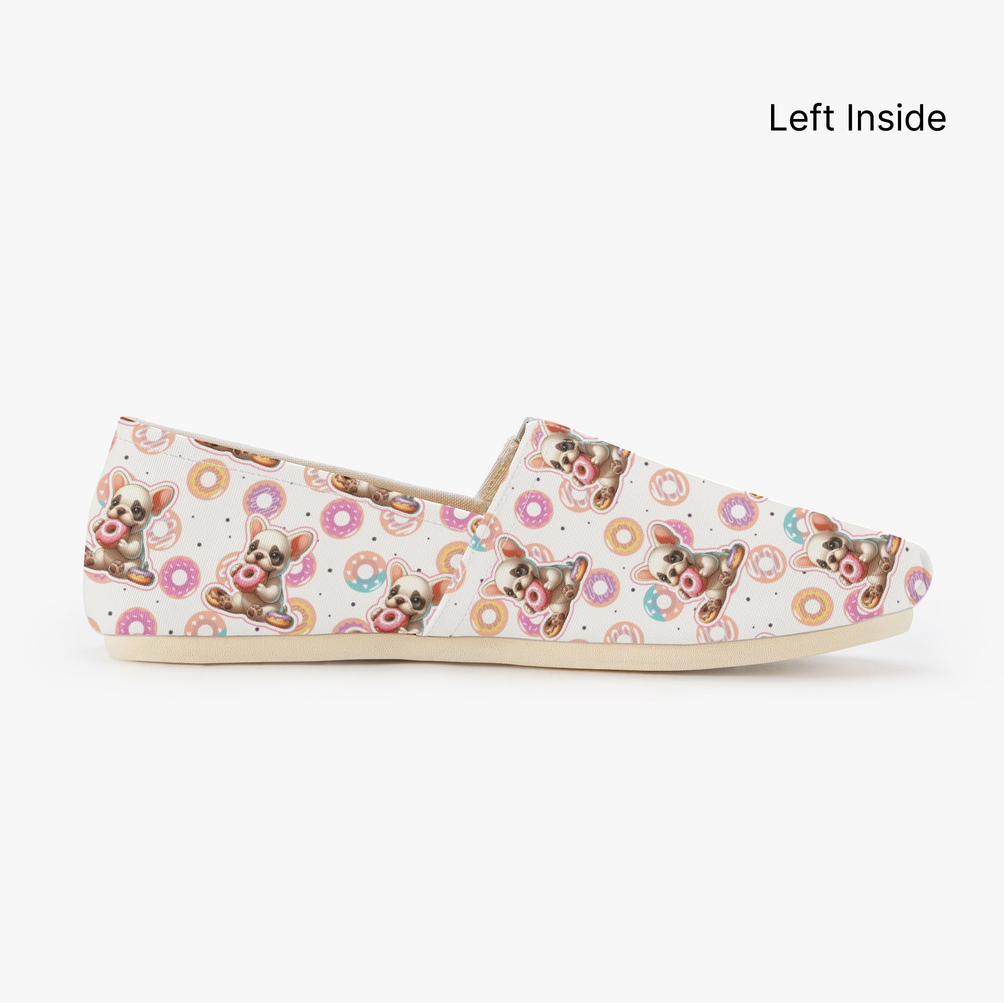 Capybara Casual Canvas Sneakers for Frenchie Enthusiasts-fadou