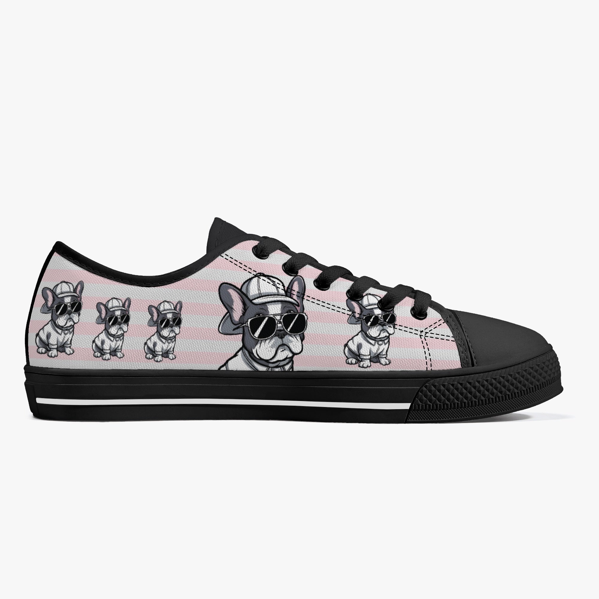 French Bulldog Classic Classic Sneakers for Pet Culture-fadou
