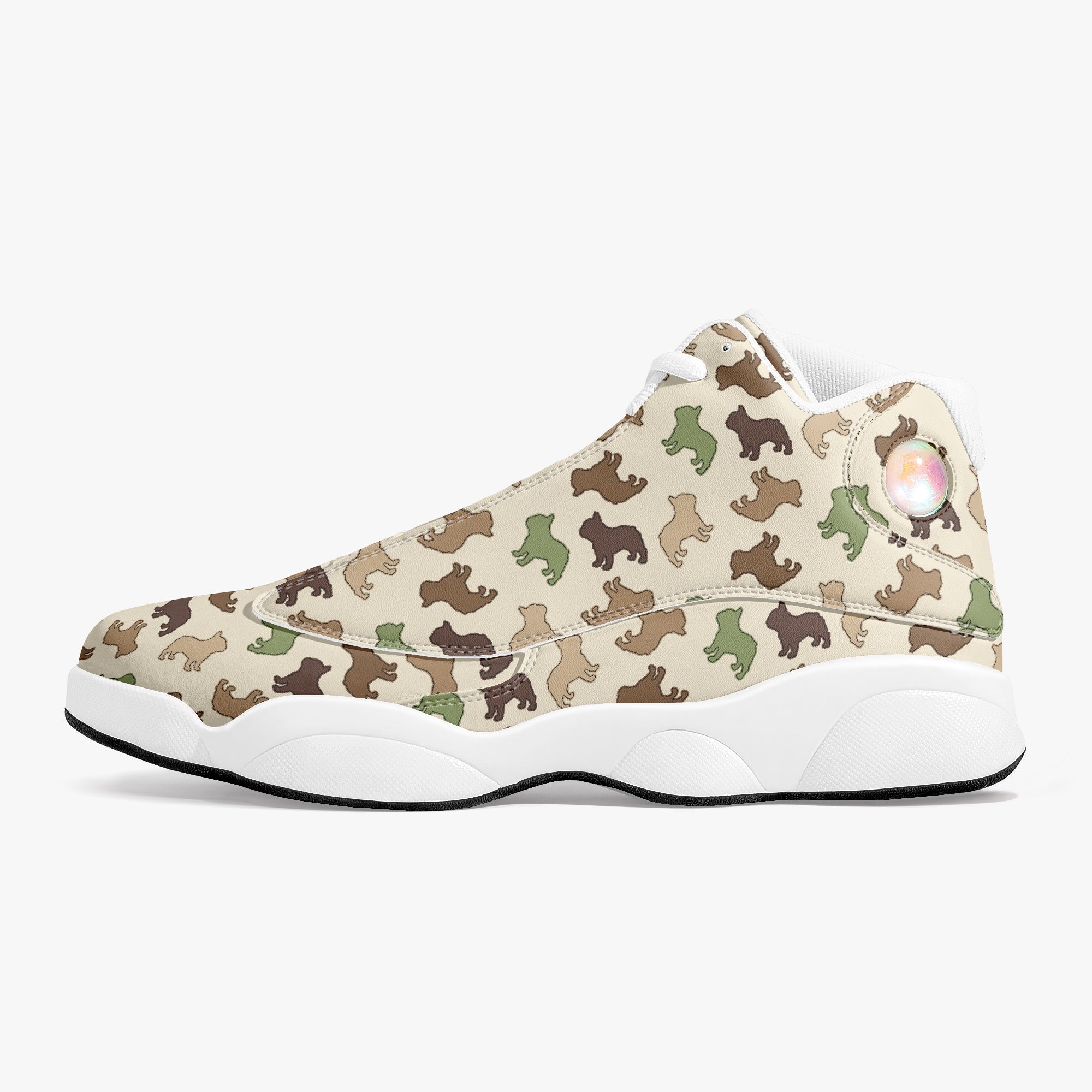 Biggie French Bulldog High-Top Shoes for Bulldog Owners-fadou