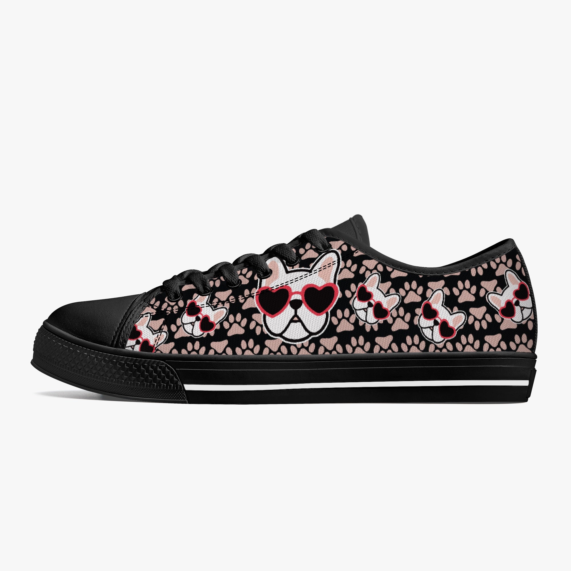 French Bulldog Classic Classic Sneakers for Dog Park Days-fadou