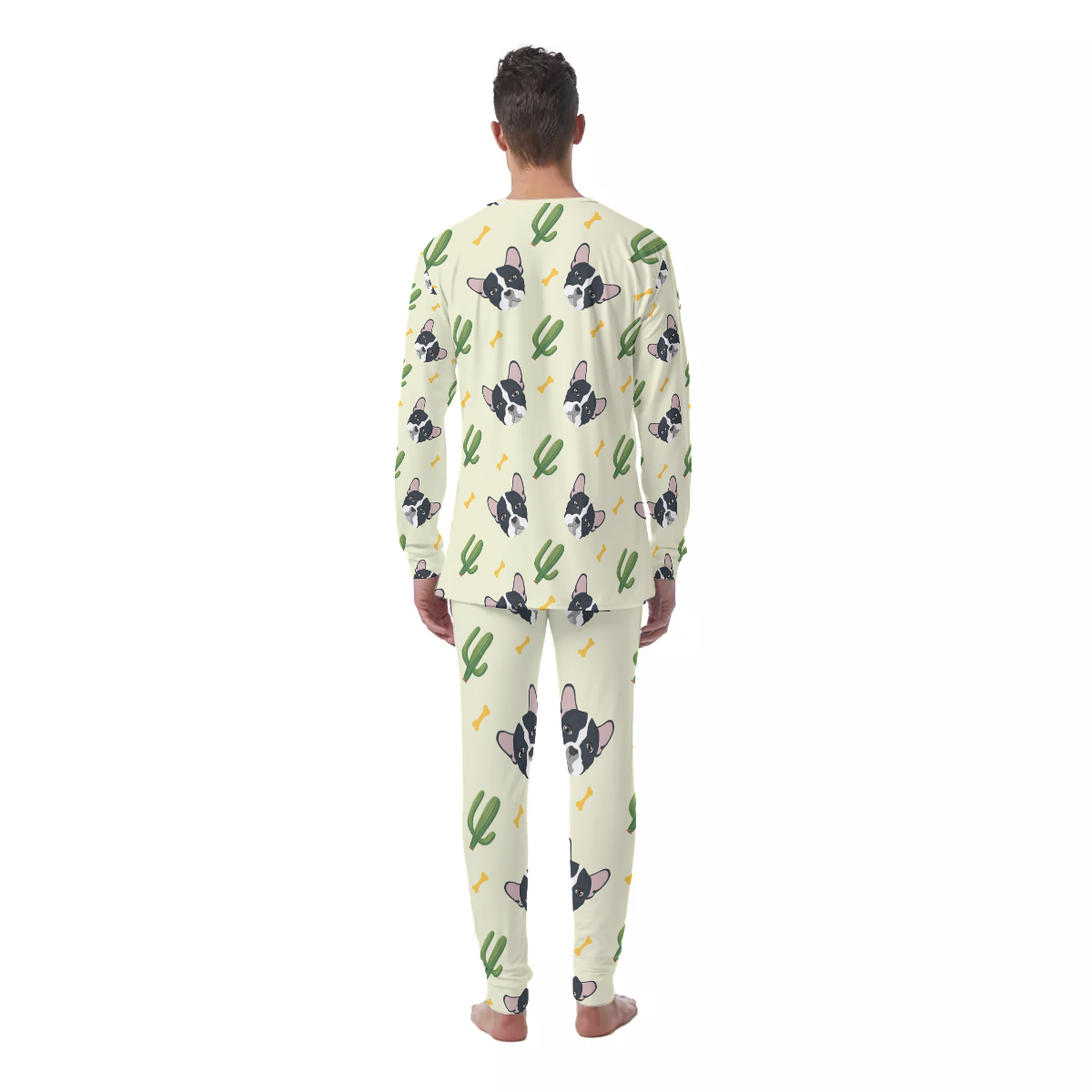 MAC French Bulldog Cotton Pajamas for Frenchie Enthusiasts-fadou