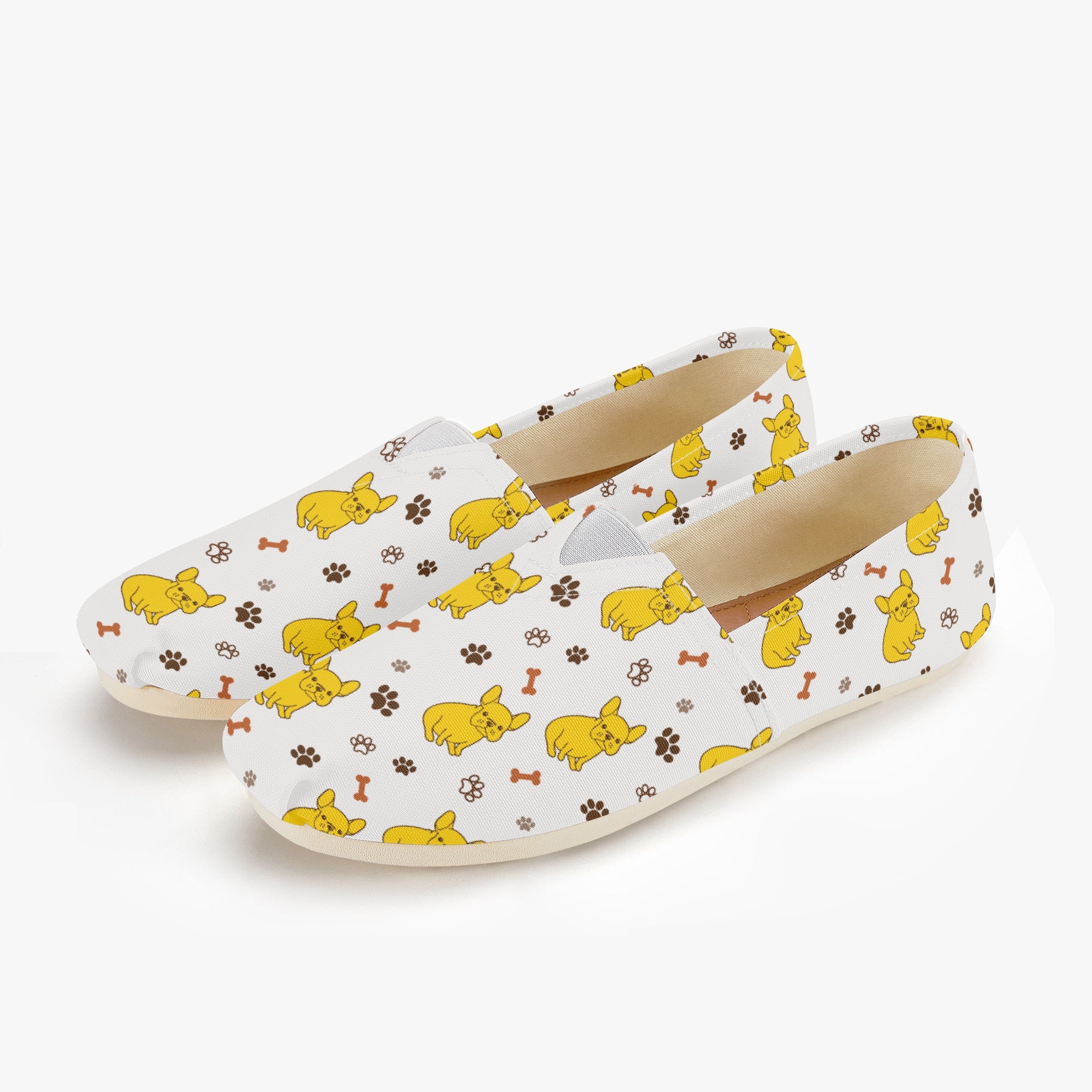 French Bulldog Casual High-Top Shoes for Bulldog Owners-fadou