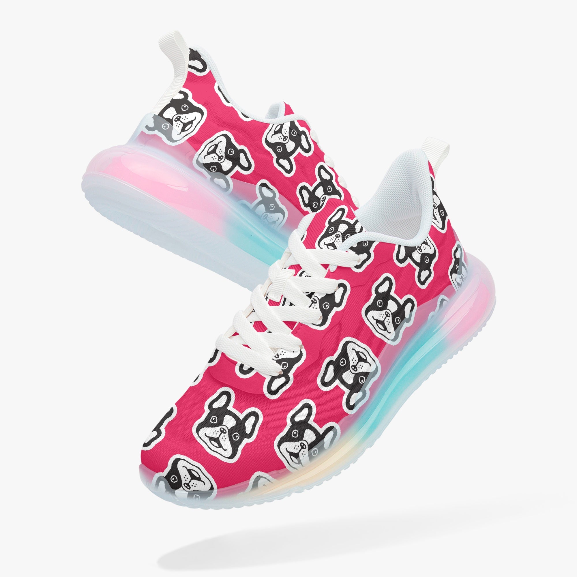 French Bulldog Lightweight Canvas Sneakers for Everyday Wear-fadou