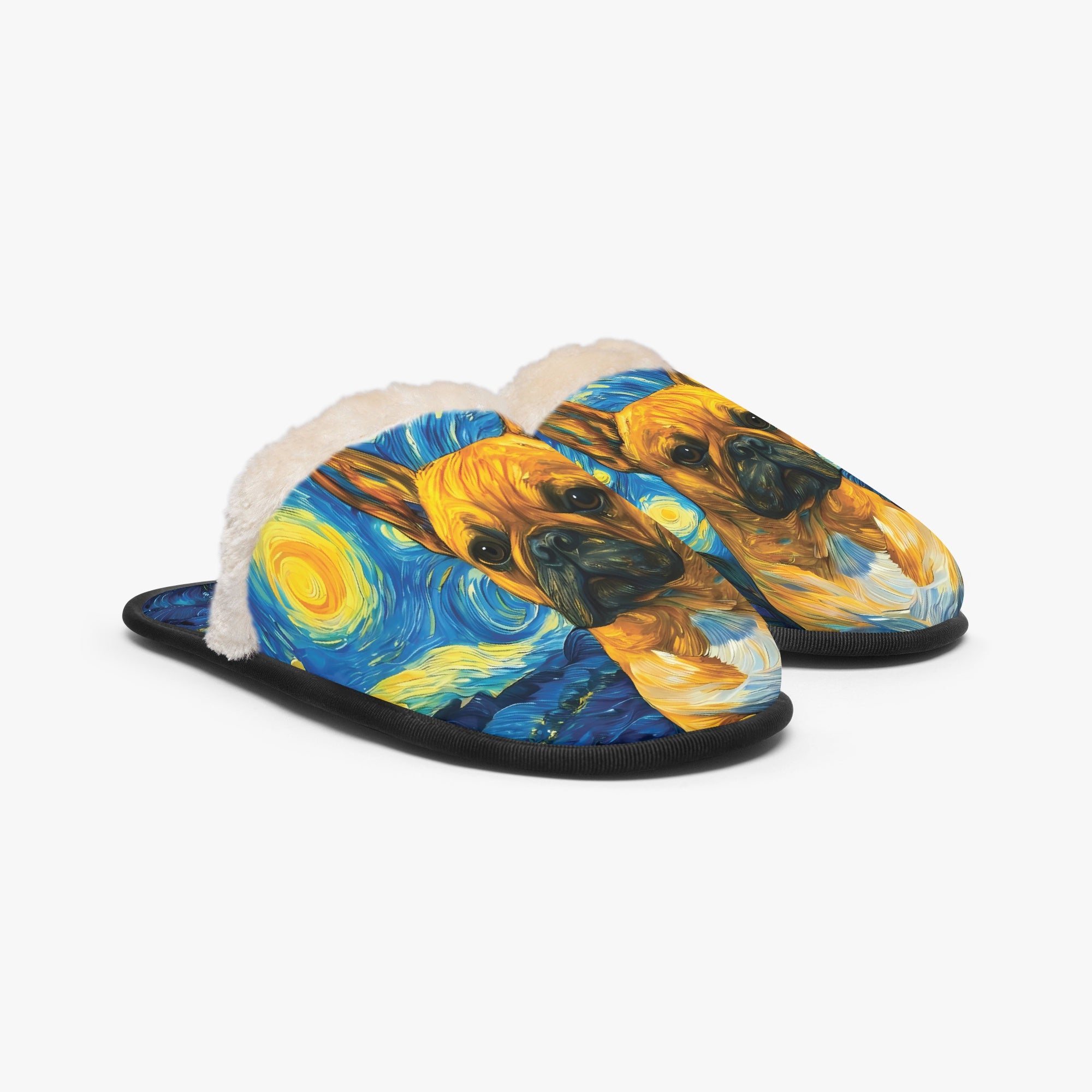 Simone French Bulldog Cozy Slippers for Dog Moms & Dads-fadou