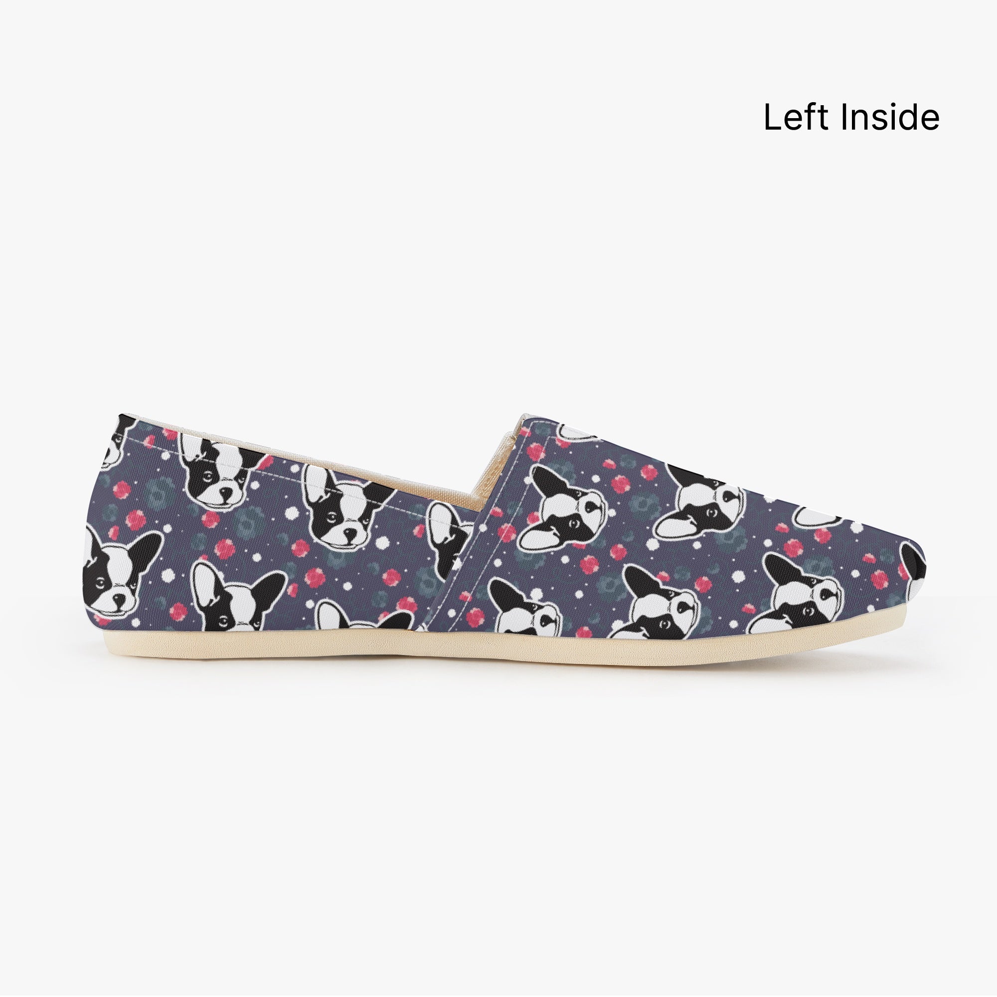 French Bulldog Casual Classic Sneakers for Dog Park Days-fadou