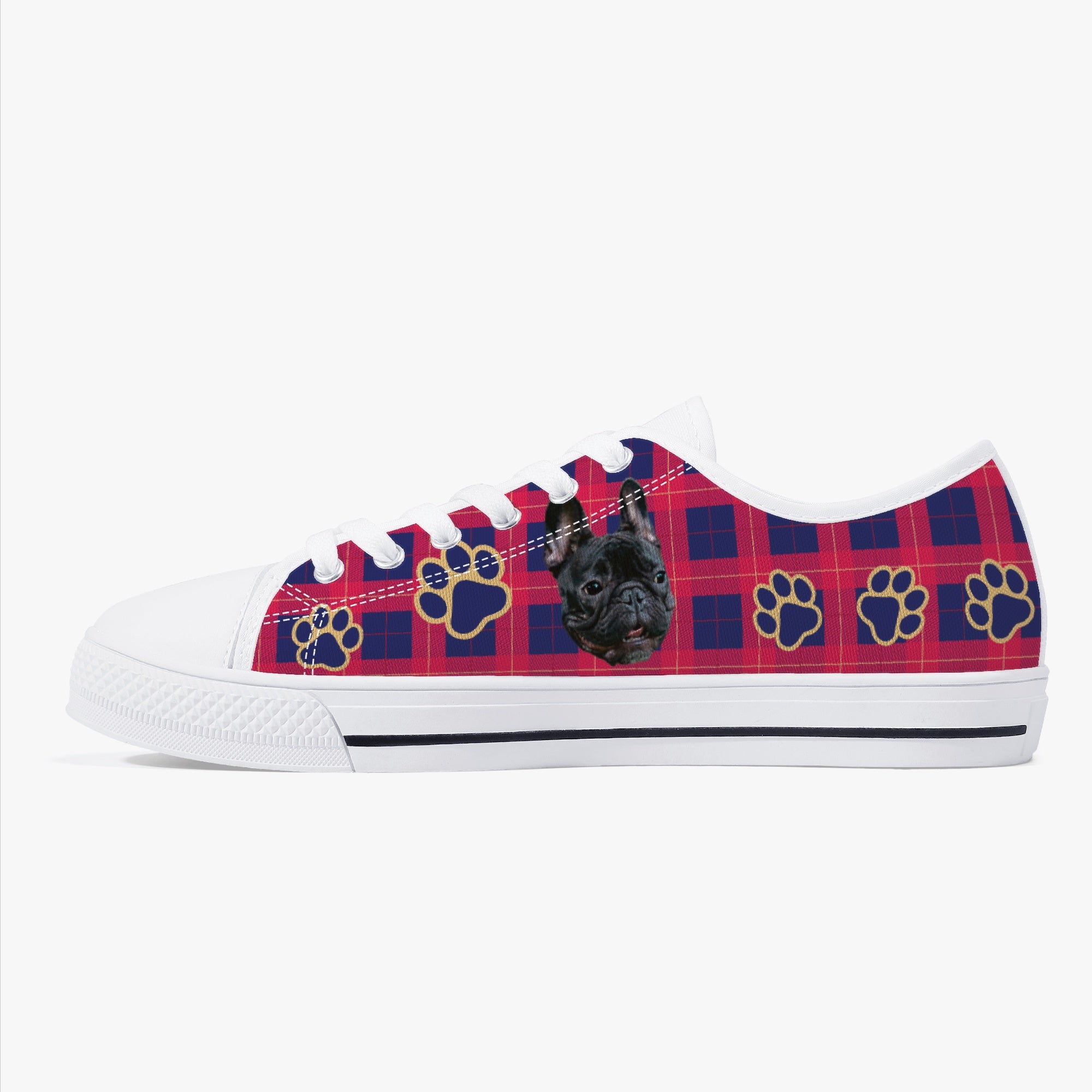 French Bulldog Personalized Casual Footwear for Dog Lovers-fadou