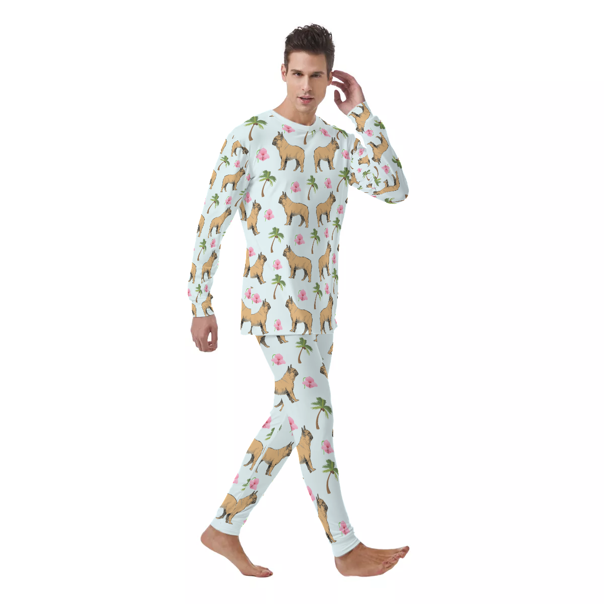 MAX - Men's Pajamas for French Bulldog Owners and Fans for Frenchies-fadou
