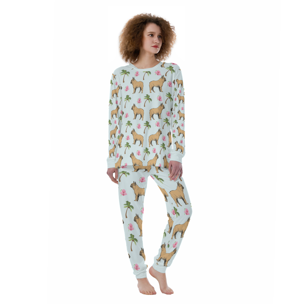 MIA French Bulldog Loungewear Set for Frenchie Enthusiasts-fadou