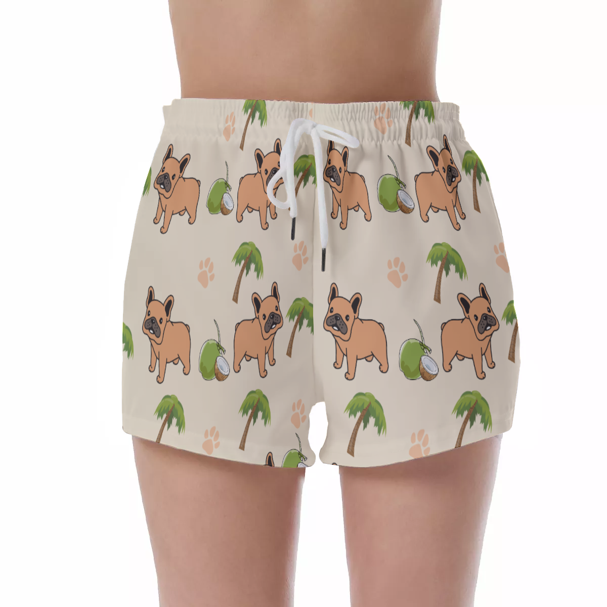 BLUE - Women's Short for French Bulldog Owners and Fans-fadou