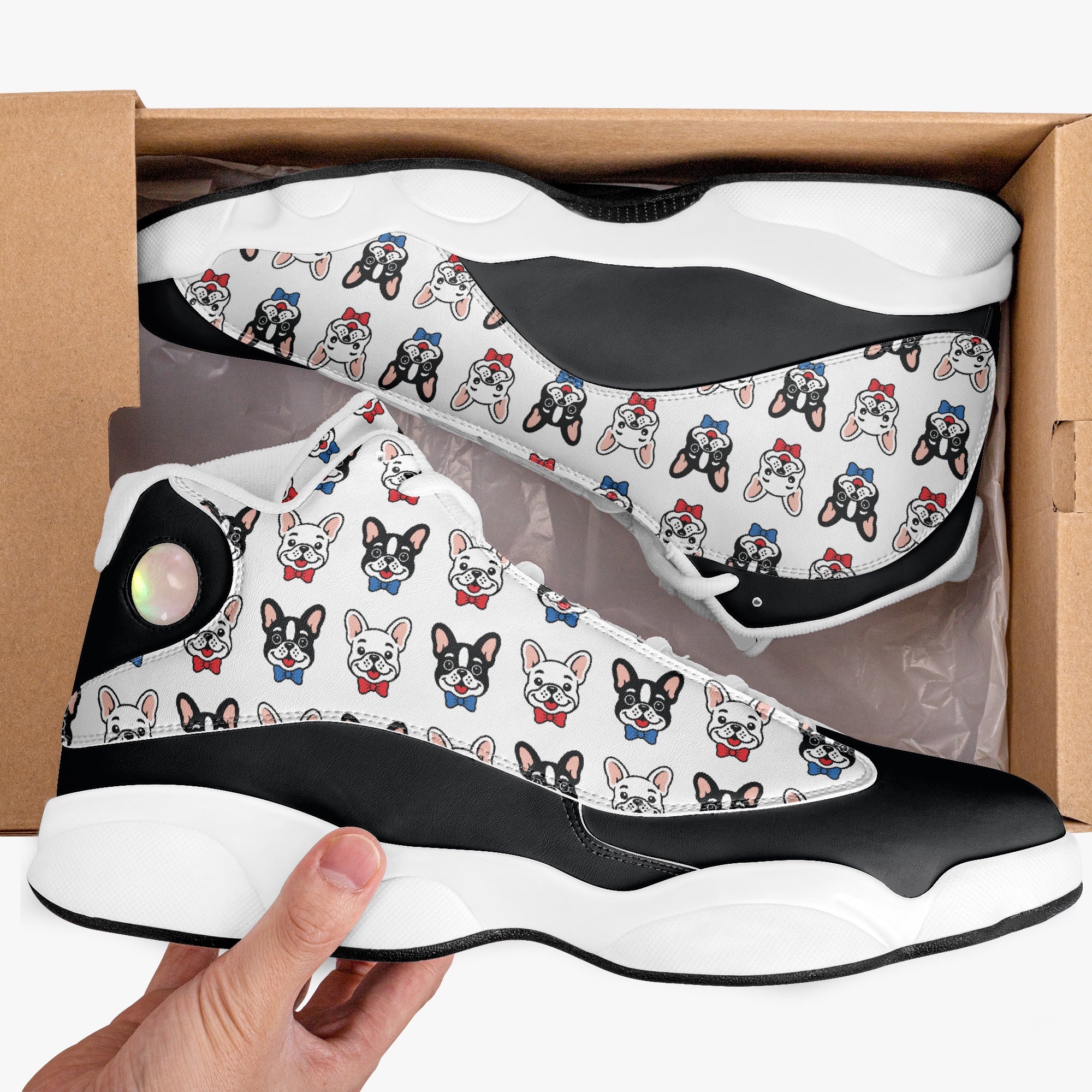 Pablo French Bulldog Classic Sneakers for Everyday Wear-fadou
