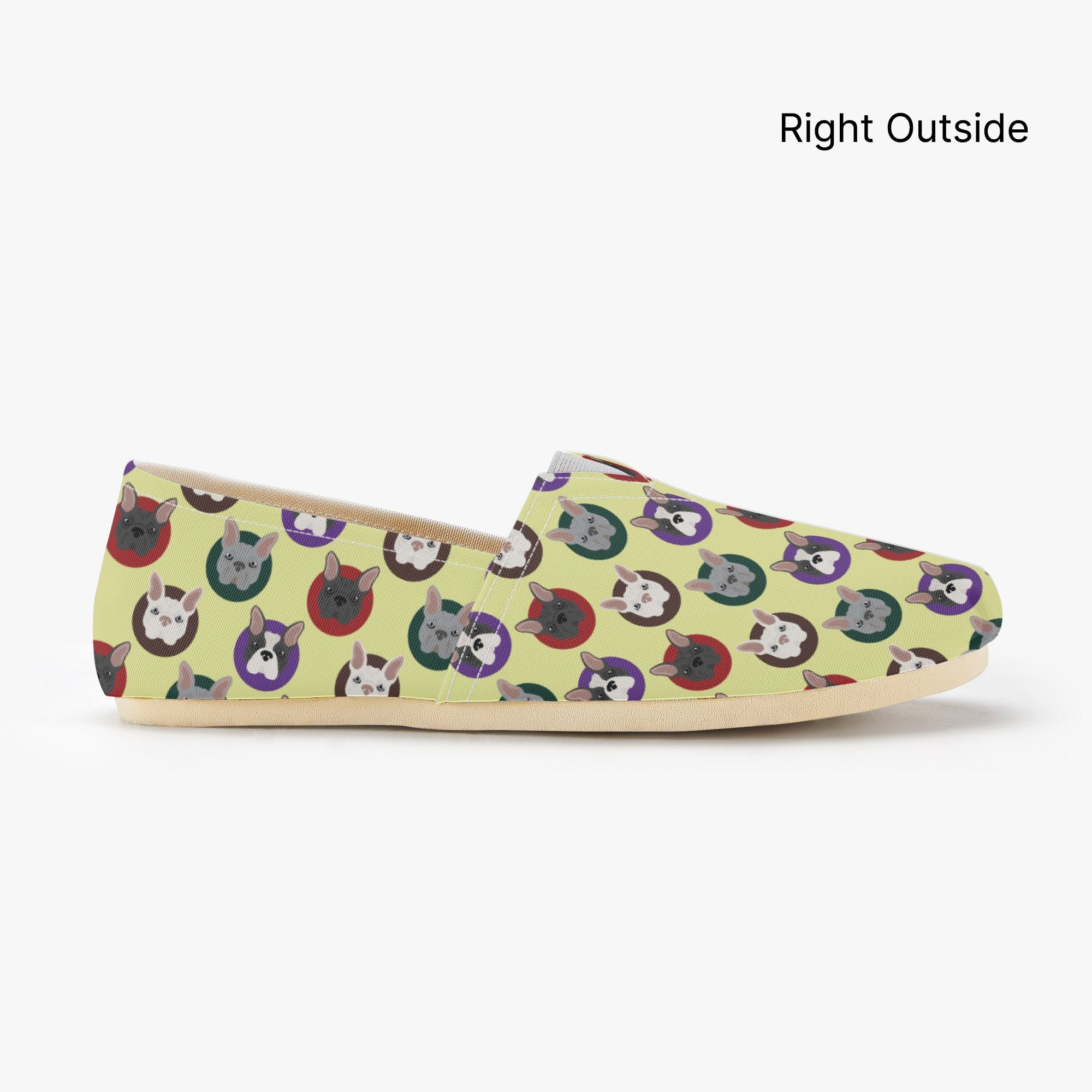 French Bulldog Casual Classic Sneakers for Bulldog Owners-fadou