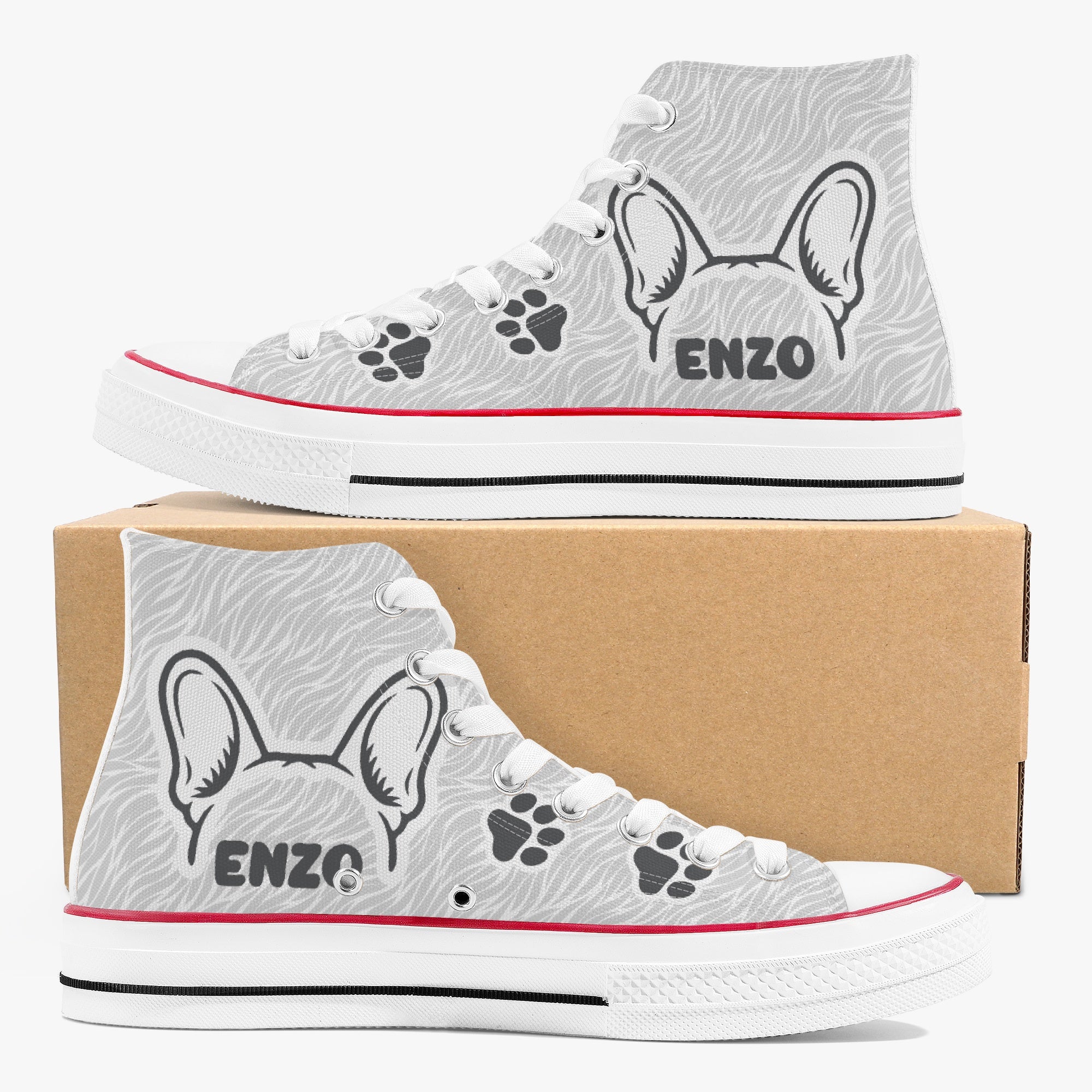 High-Top Personalized Casual Footwear for Everyday Wear-fadou