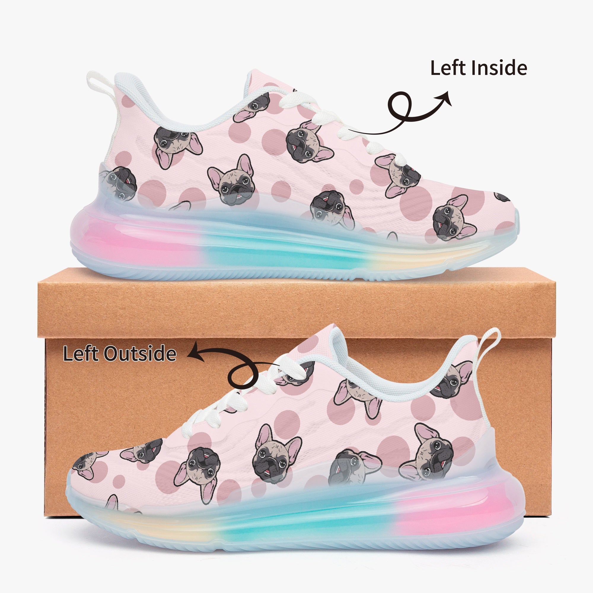 French Bulldog Lightweight Casual Footwear for Dog Lovers-fadou