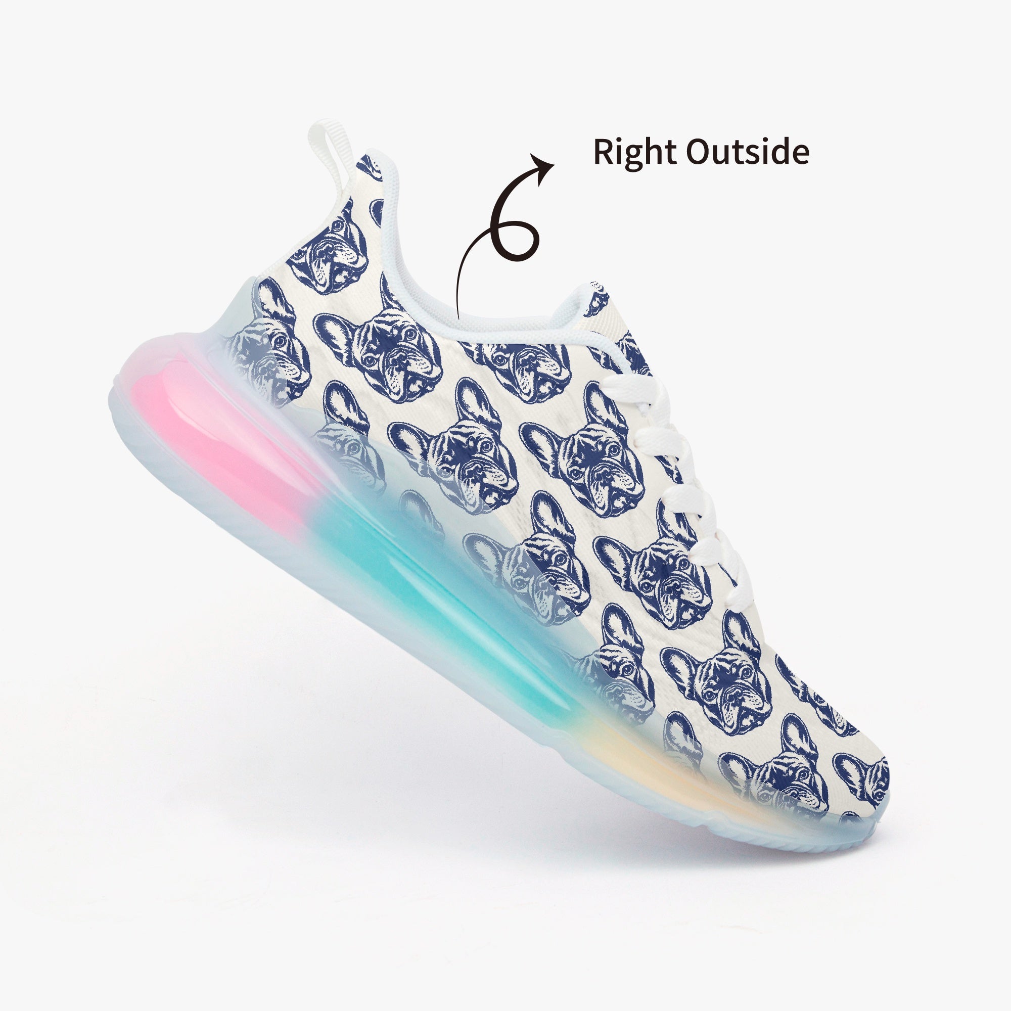 French Bulldog Lightweight Classic Sneakers for Dog Moms & Dads-fadou