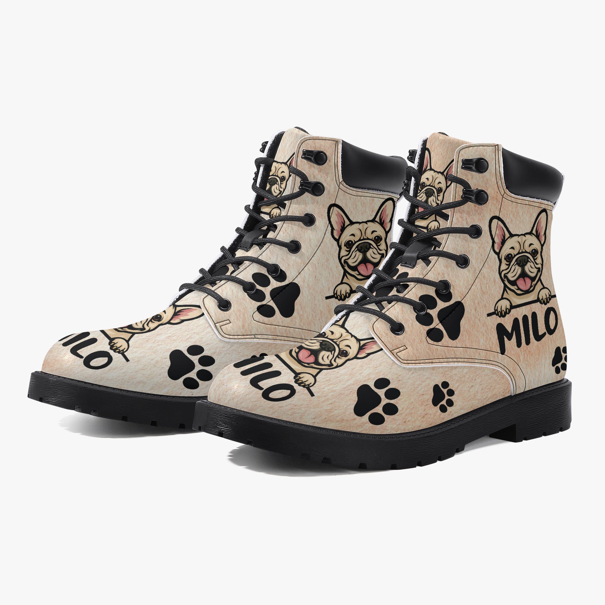 French Bulldog Personalized Fashion Boots for Bulldog Owners-fadou