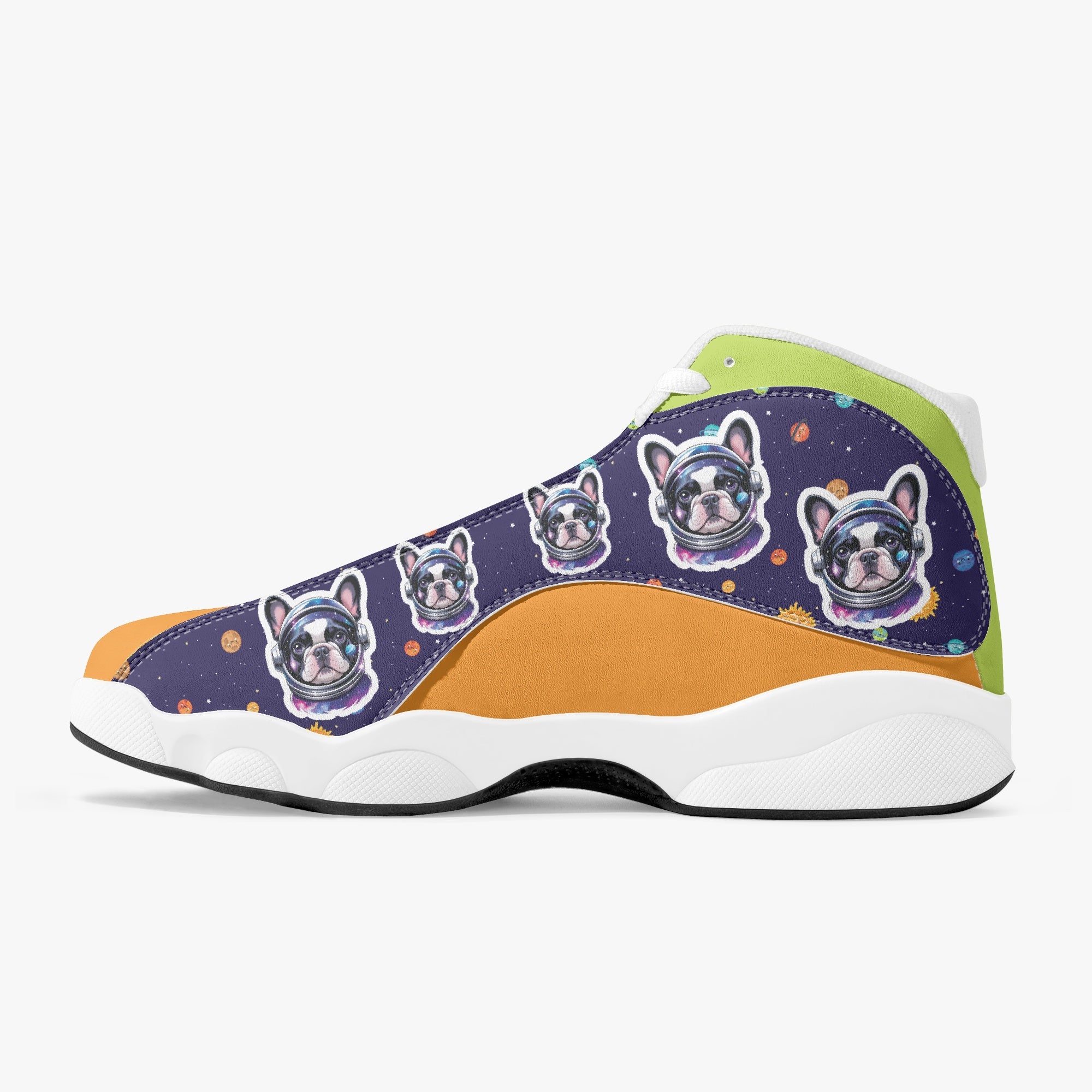 Cleo French Bulldog High-Top Shoes for Frenchie Enthusiasts-fadou