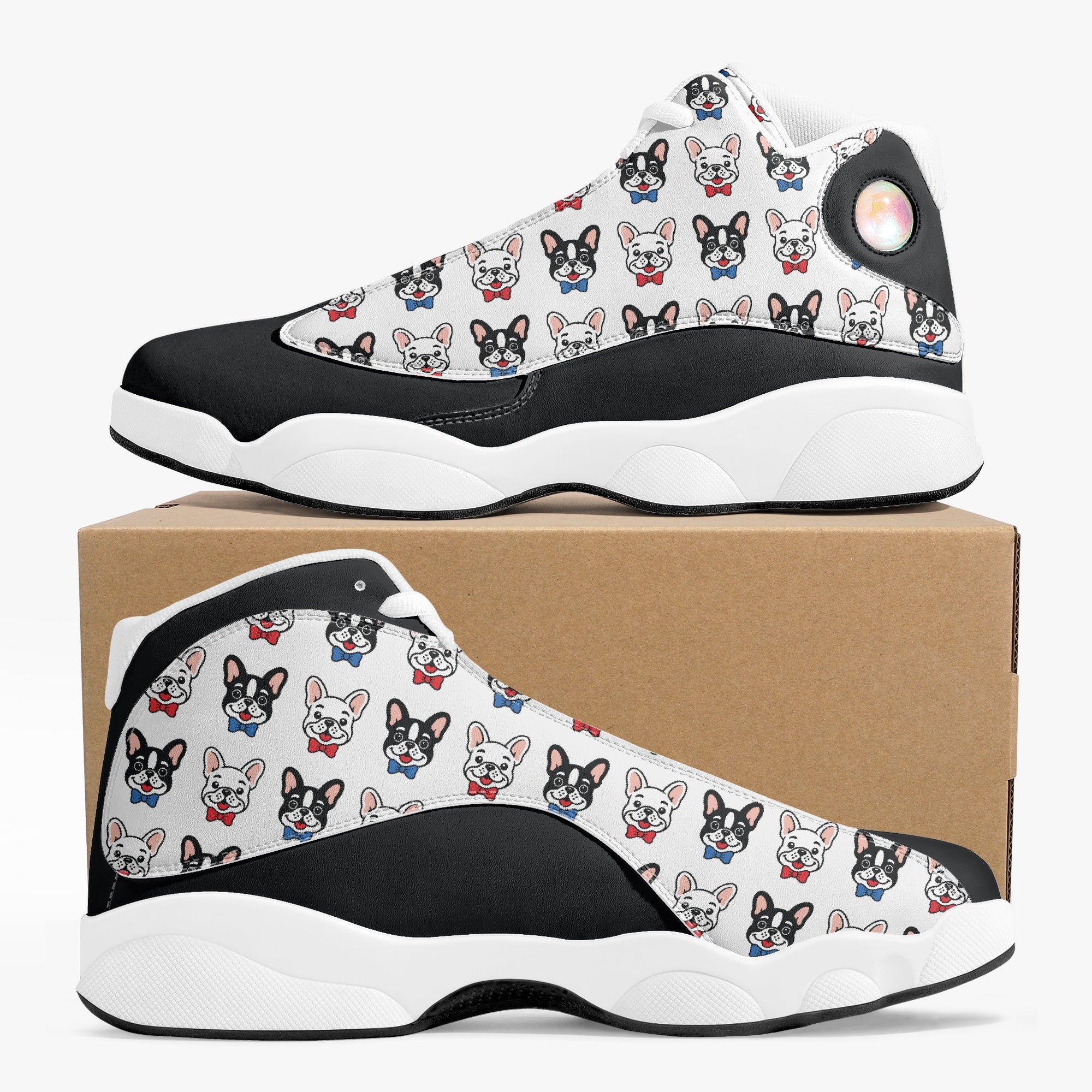 Pablo French Bulldog Classic Sneakers for Everyday Wear-fadou
