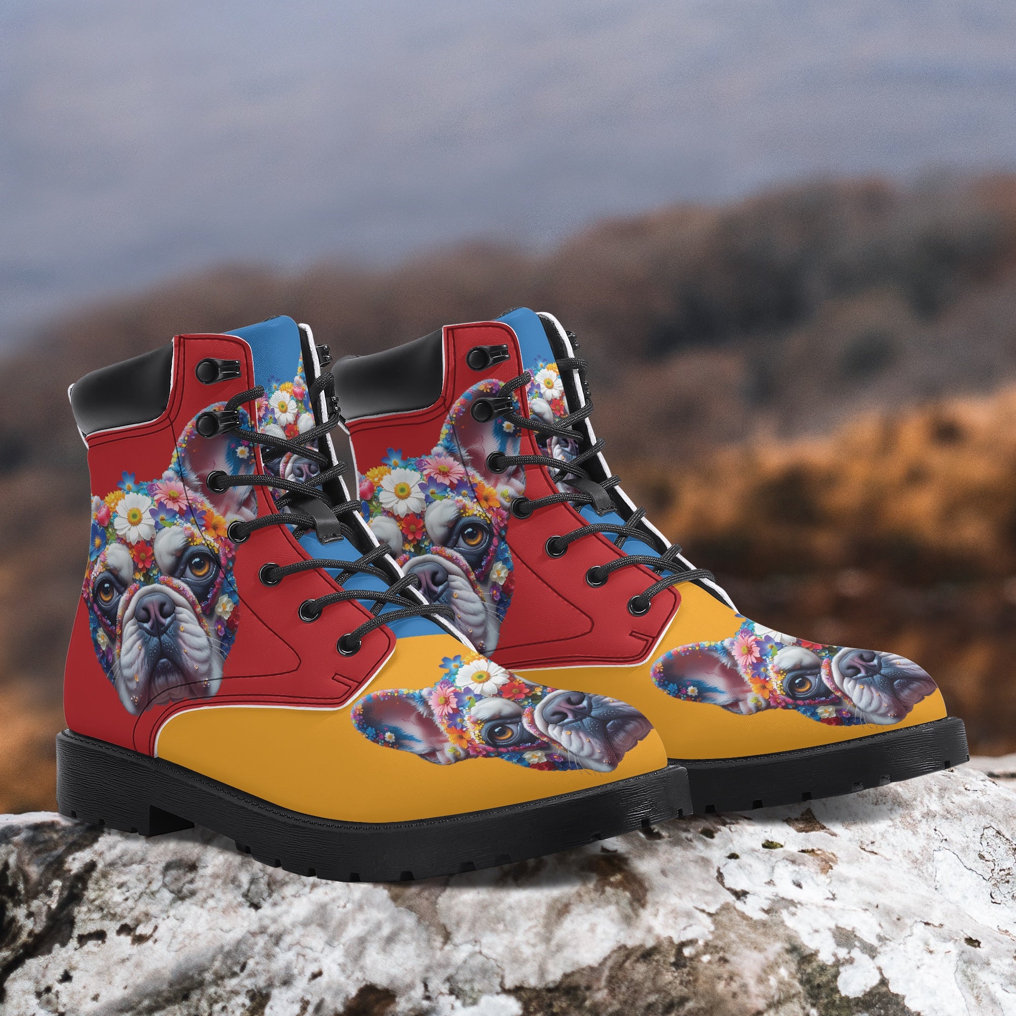 French Bulldog Casual Fashion Boots for Dog Moms & Dads-fadou
