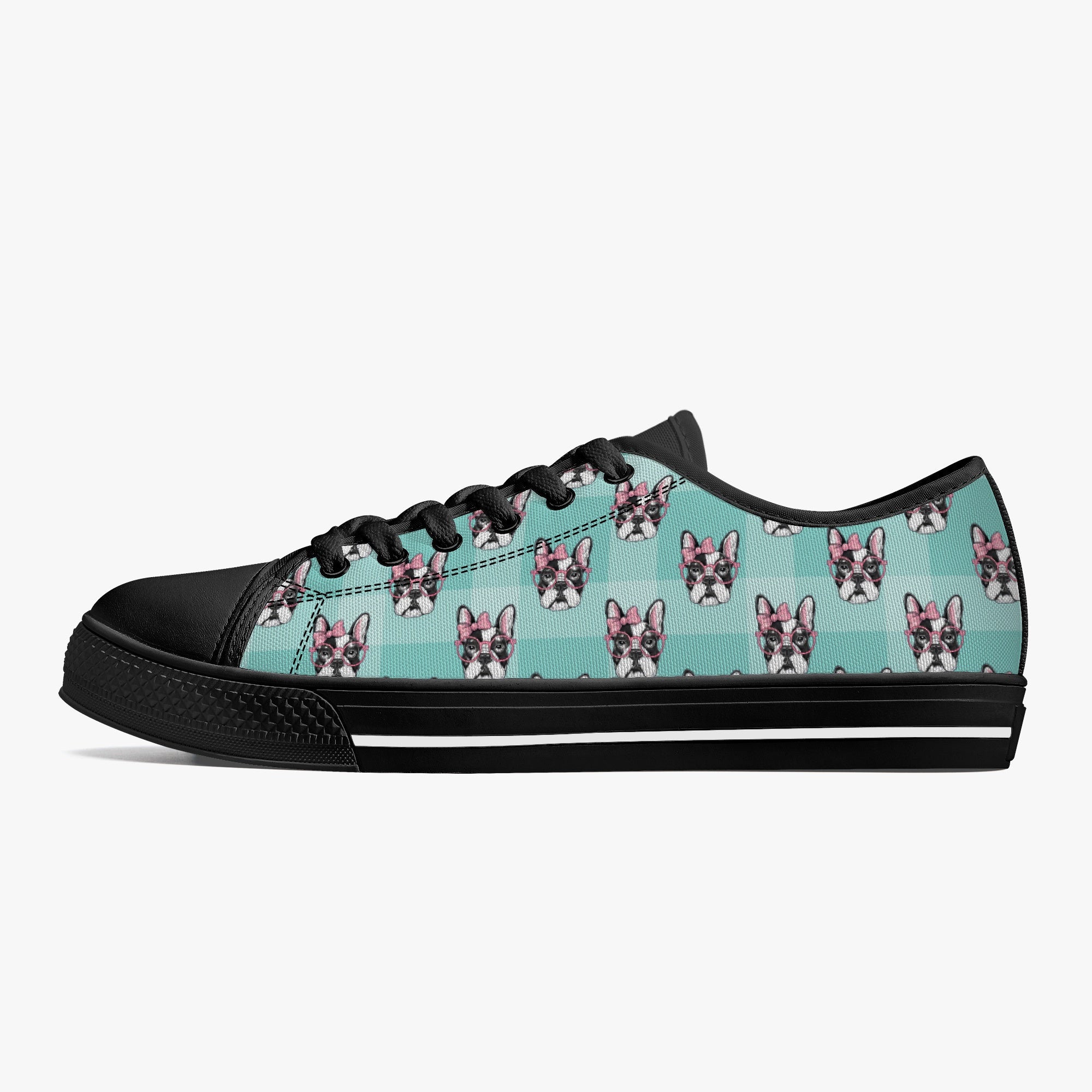 French Bulldog Casual Footwear for Frenchie Enthusiasts-fadou