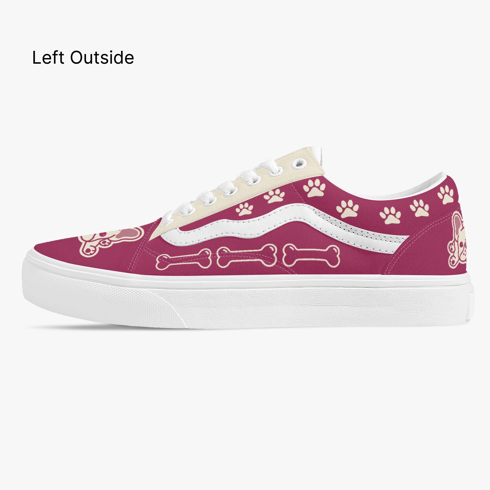 Estelle Trendy Classic Sneakers for Frenchie Enthusiasts-fadou