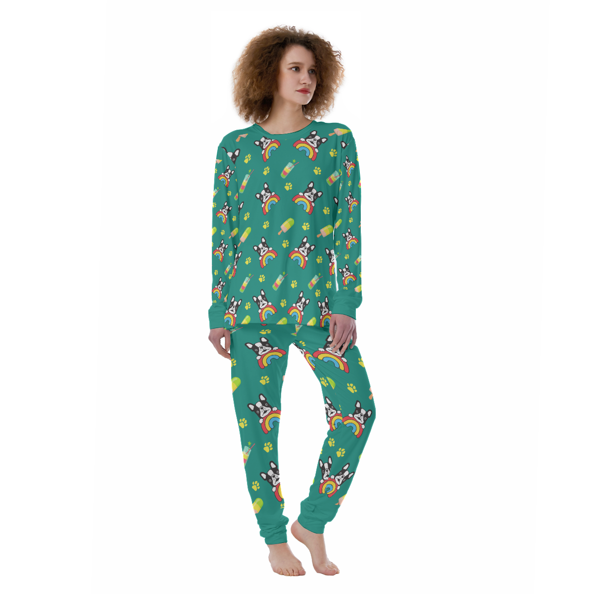 SHELBY Frenchie Cozy Pajama Set for Frenchie Enthusiasts-fadou