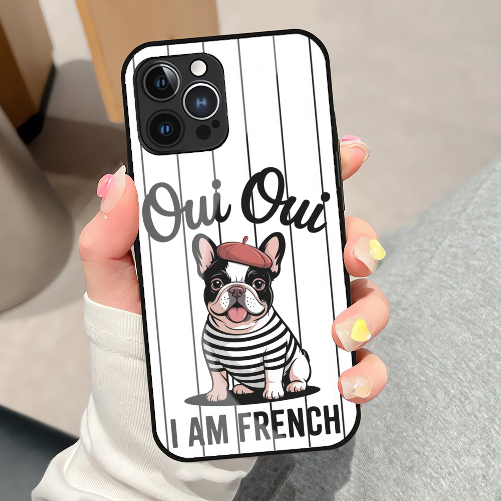 Piper - Iphone & Samsung Glass Case for Frenchie Enthusiasts-fadou