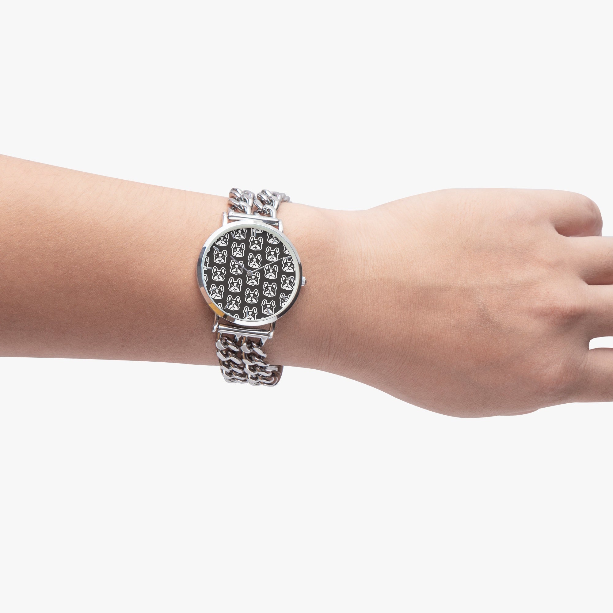 Blaze French Bulldog Quartz Timepiece for Frenchie Fans-fadou