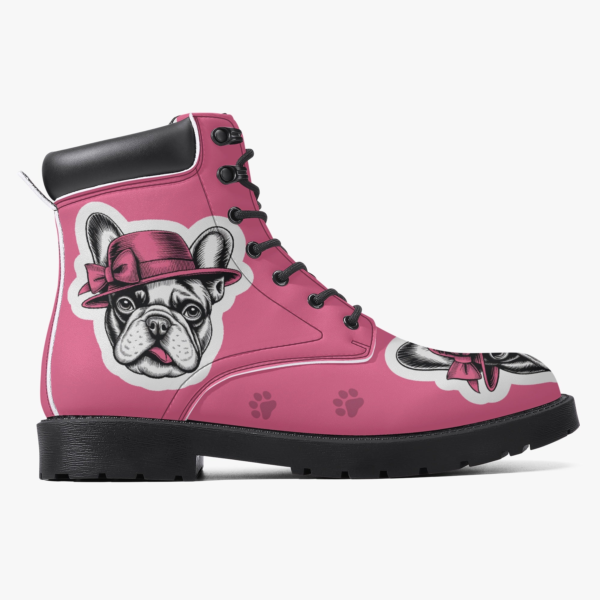 Mason French Bulldog Ankle Booties for Frenchie Enthusiasts-fadou