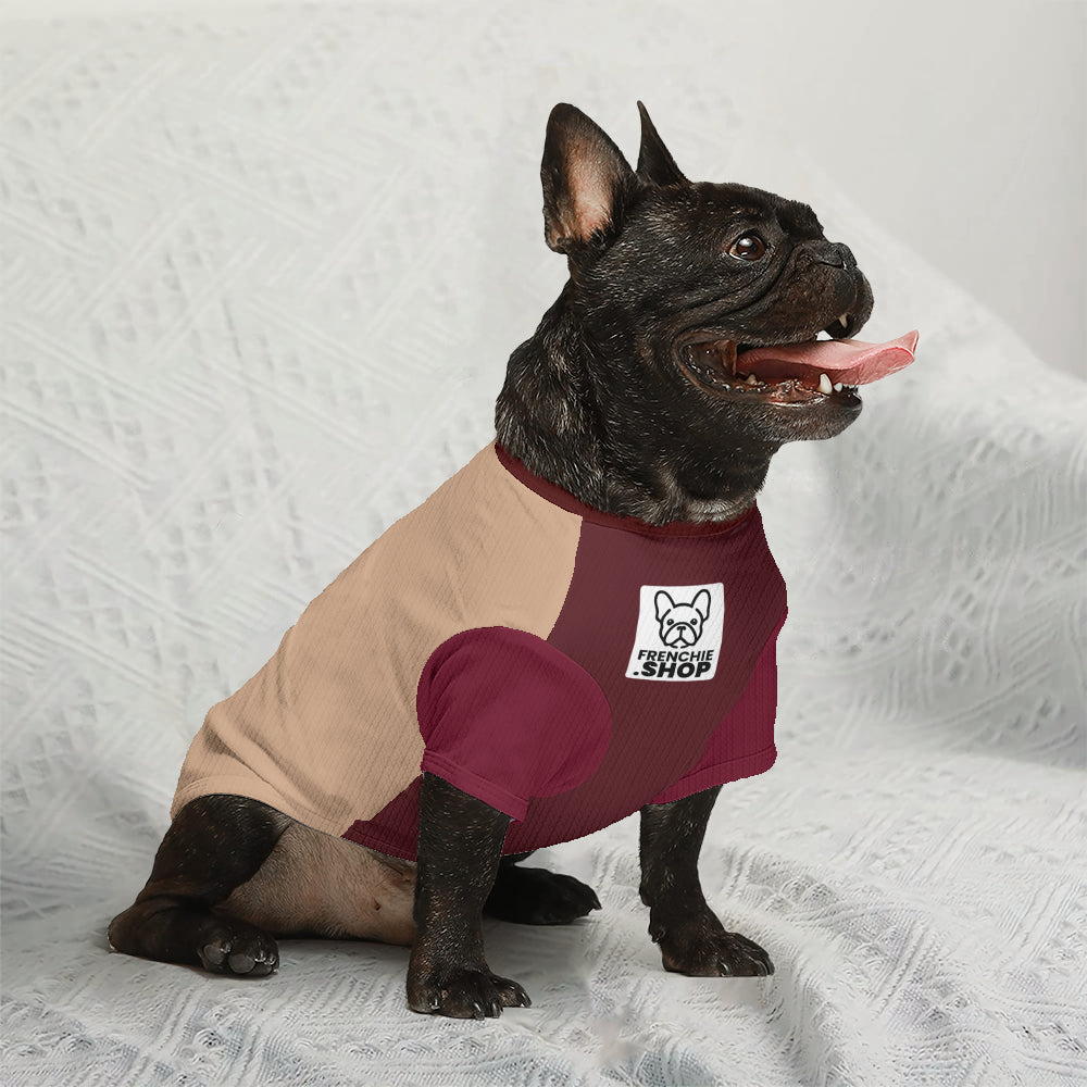 Violet French Bulldog Pet Sweater for Training Sessions-fadou