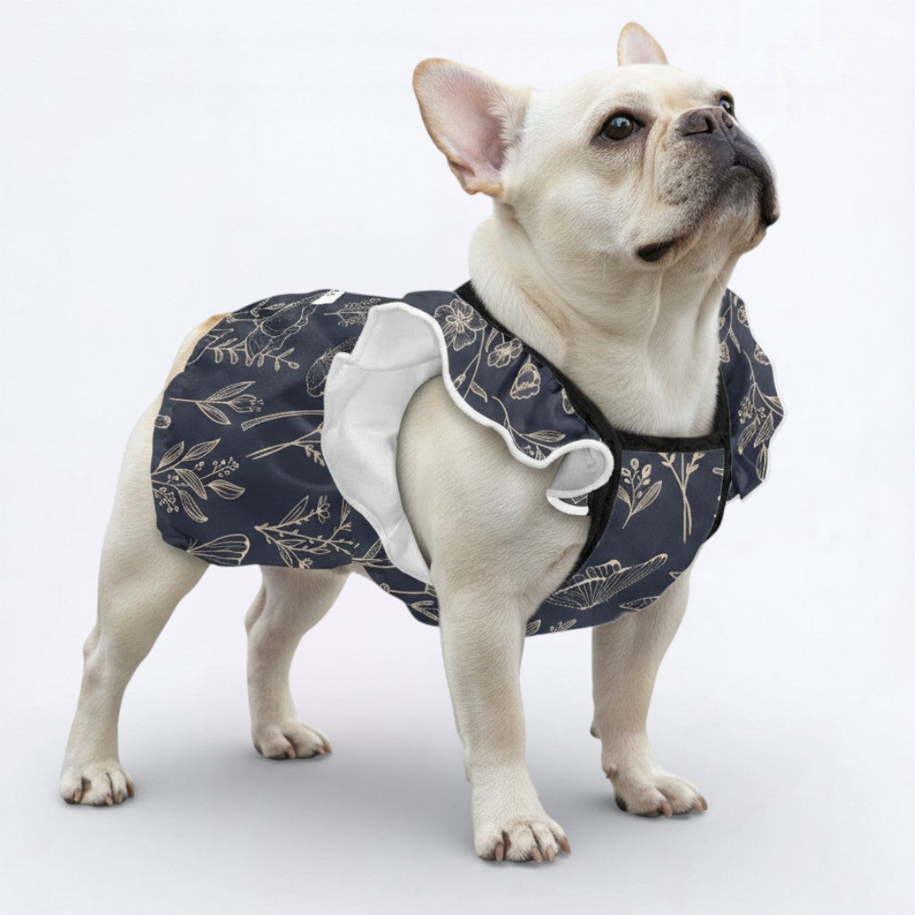 Mabel French Bulldog Summer Dress for Brachycephalic Dogs-fadou