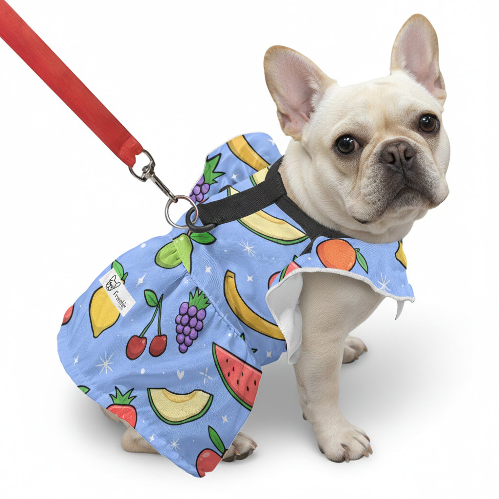 Pearl French Bulldog Cute Dress for Brachycephalic Dogs-fadou