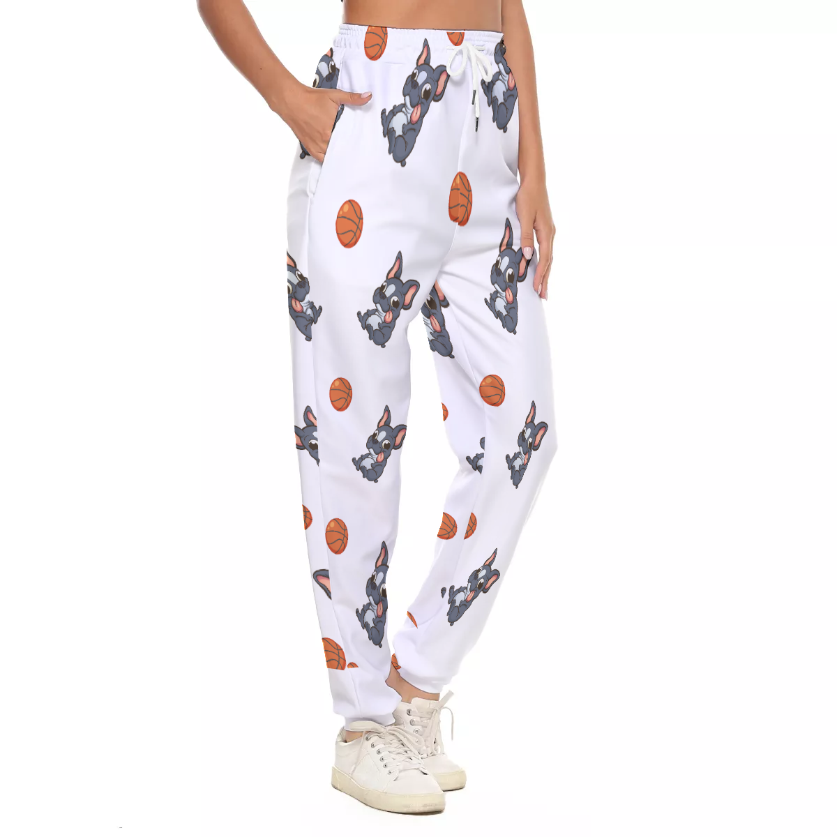 EVIE - Women's Casual Pants for Frenchie Fans Everywhere-fadou
